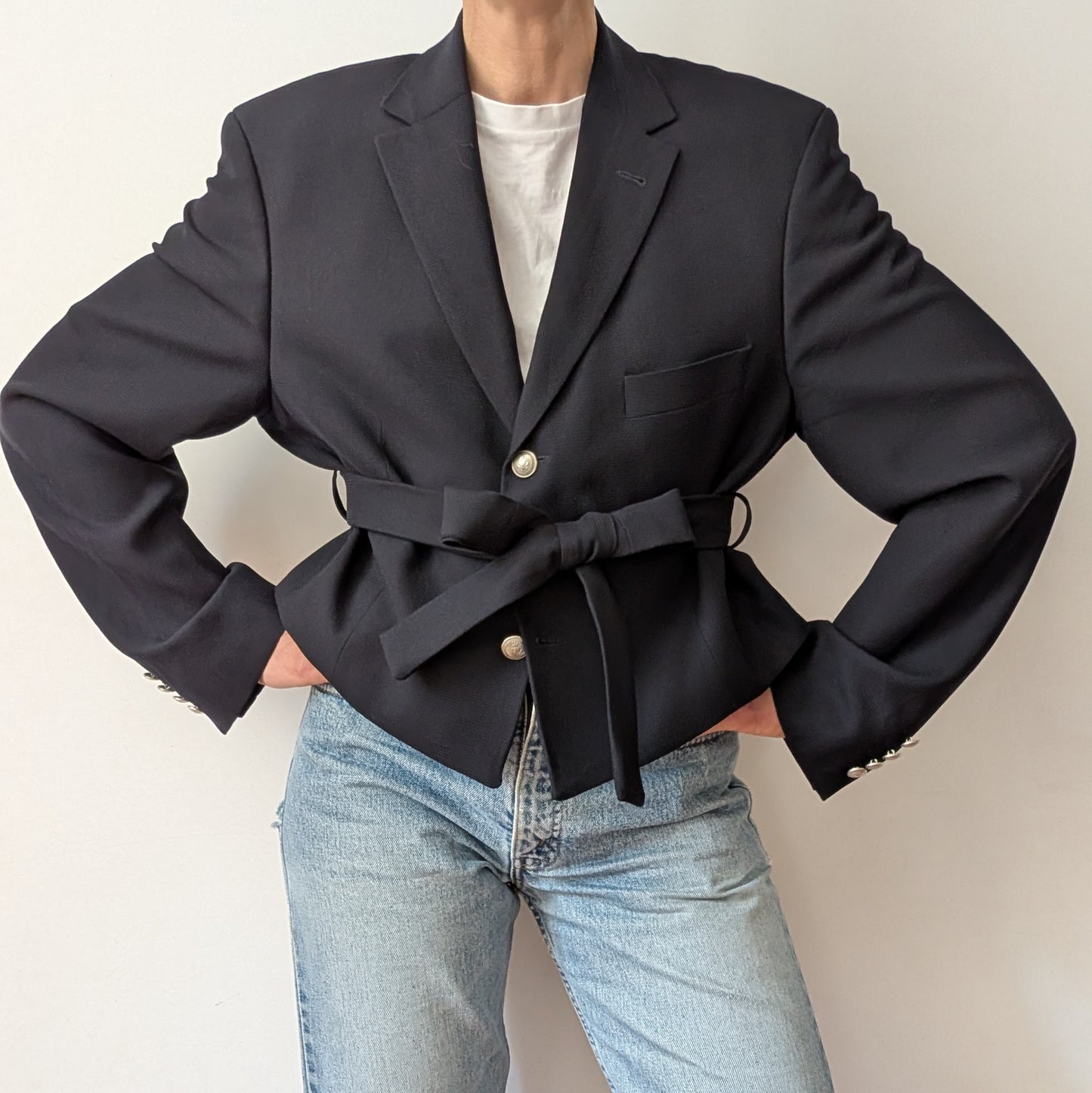 Cropped blazer #16
