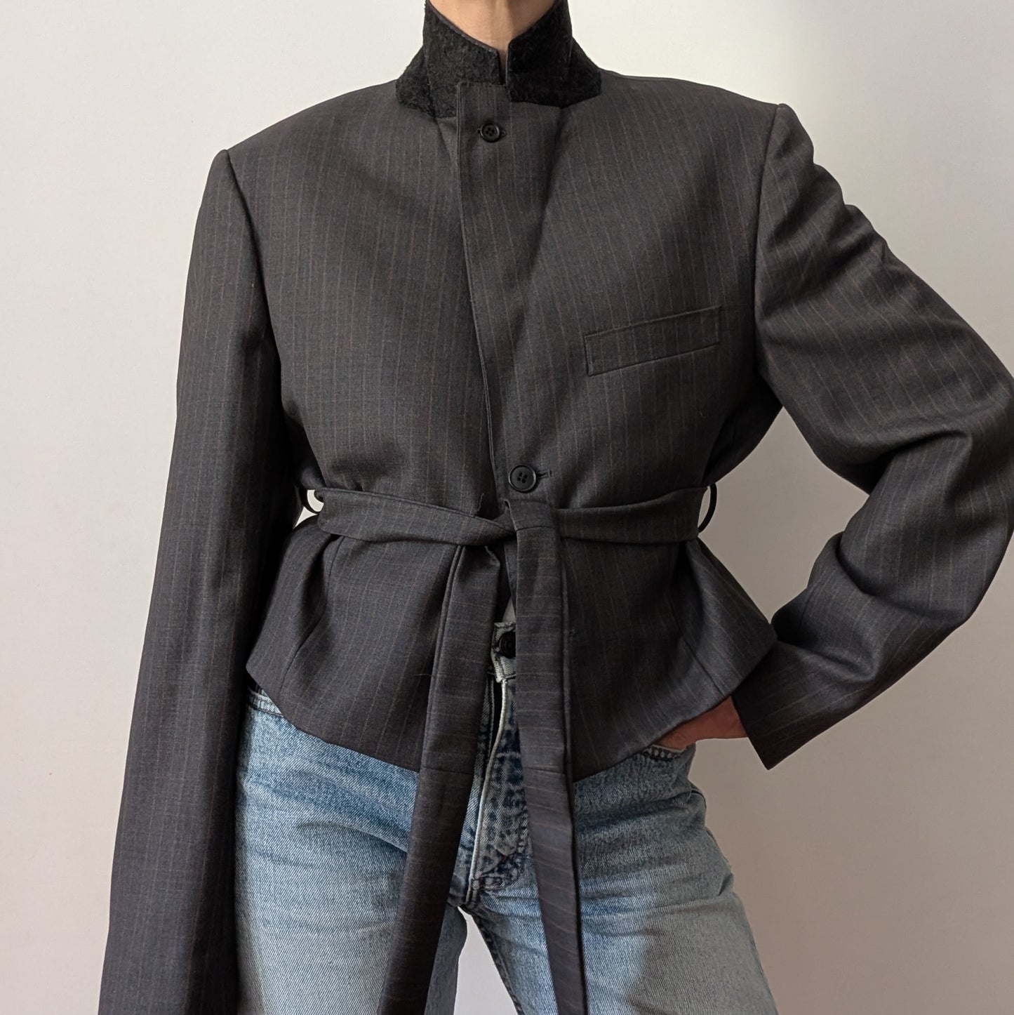Cropped blazer #18
