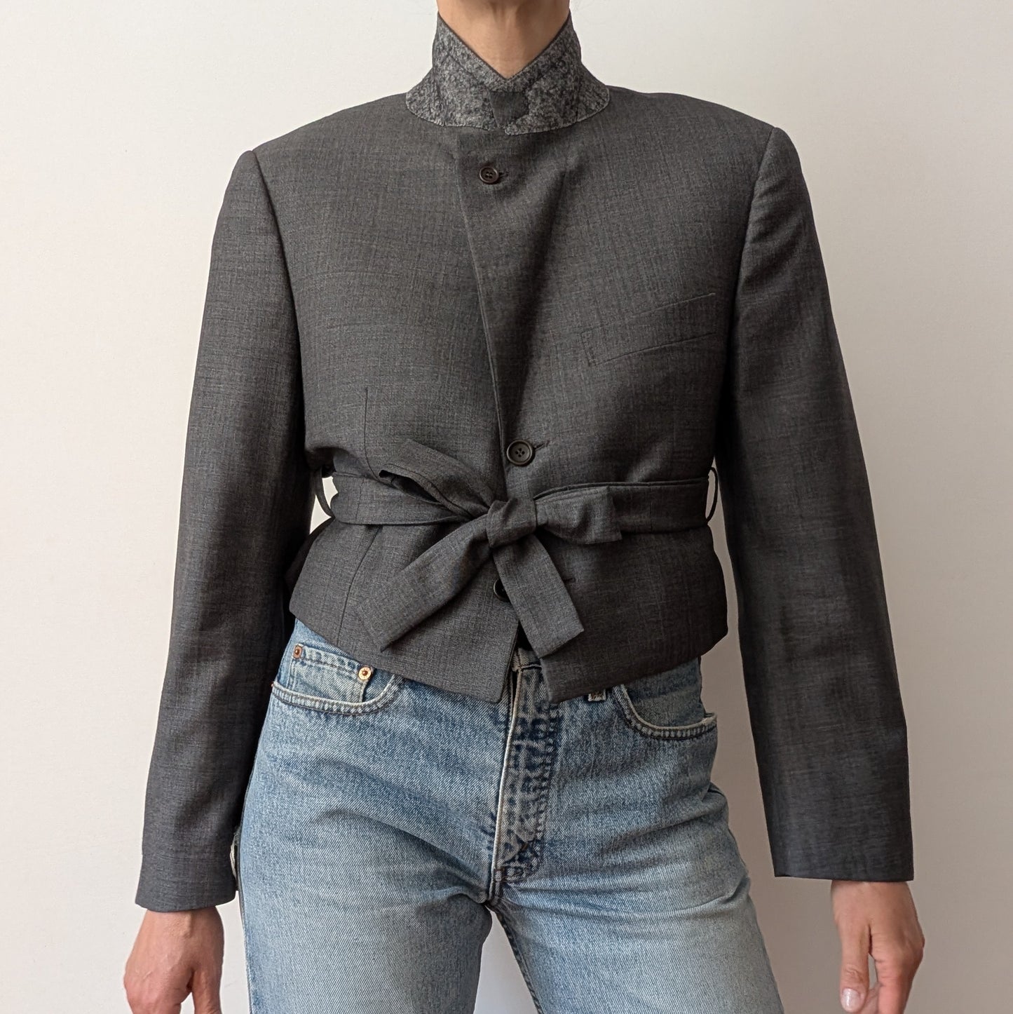 Cropped blazer #13