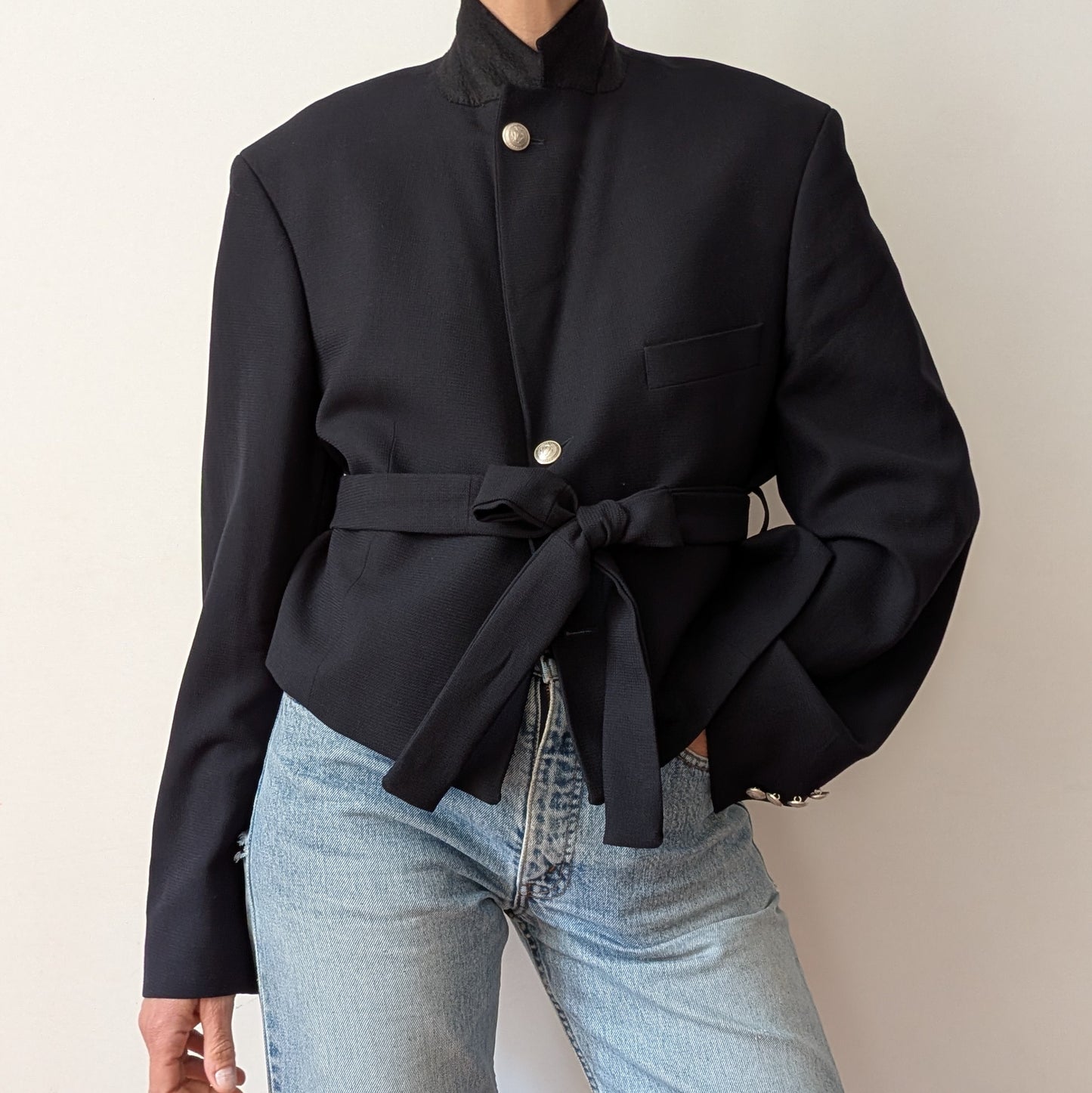 Cropped blazer #16