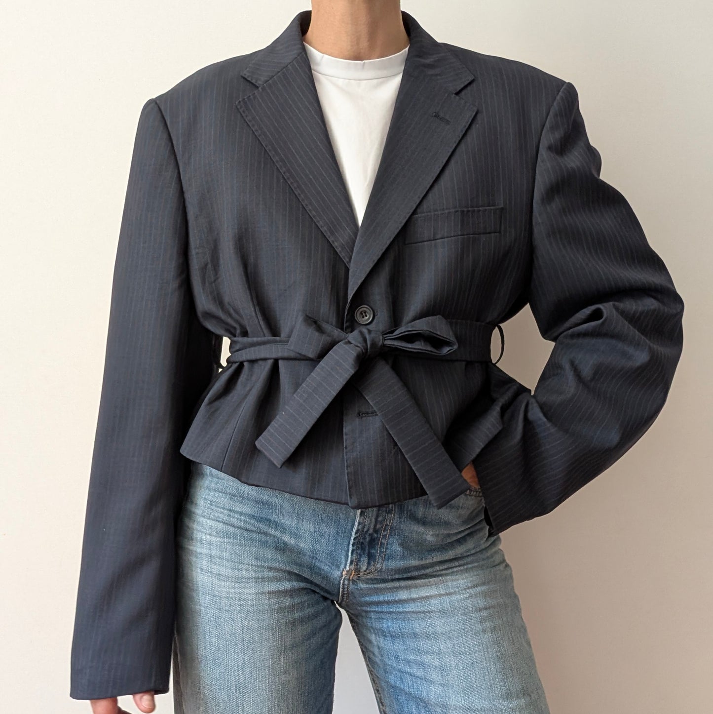 Cropped blazer #22