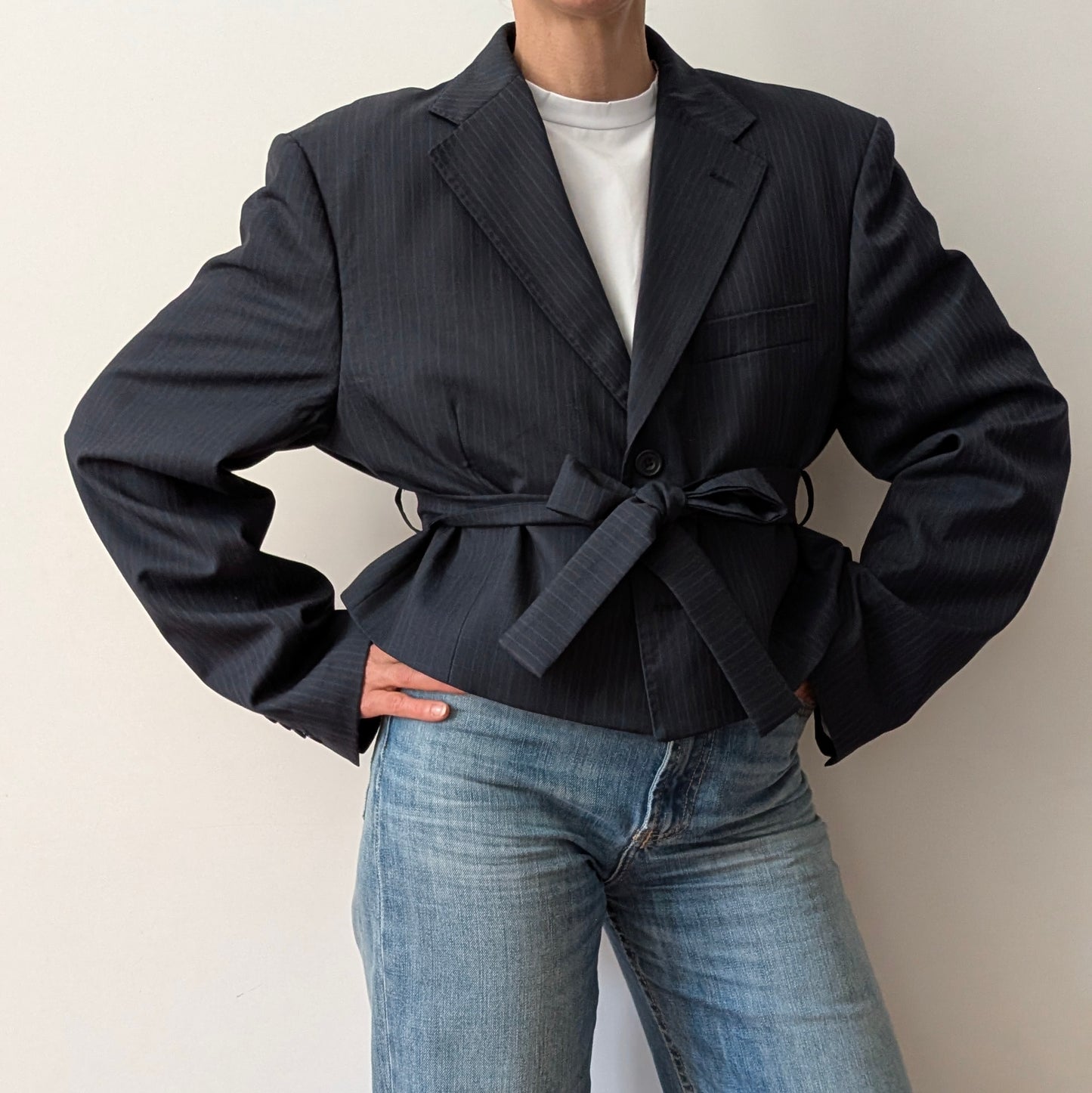 Cropped blazer #22