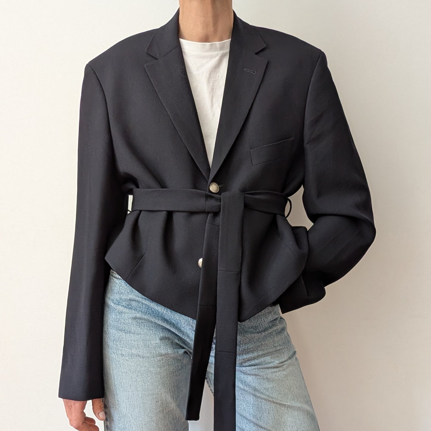 Cropped blazer #16