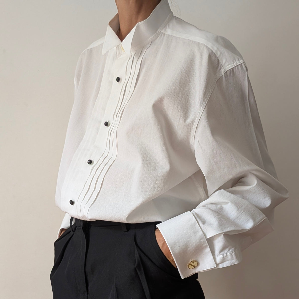 Camicia smoking gemelli Valentino #5