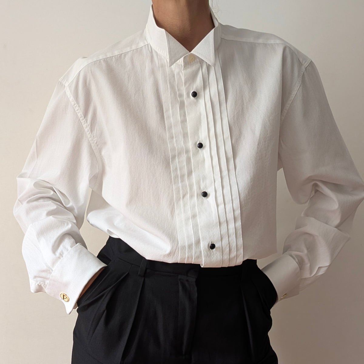 Camicia smoking gemelli Valentino #5