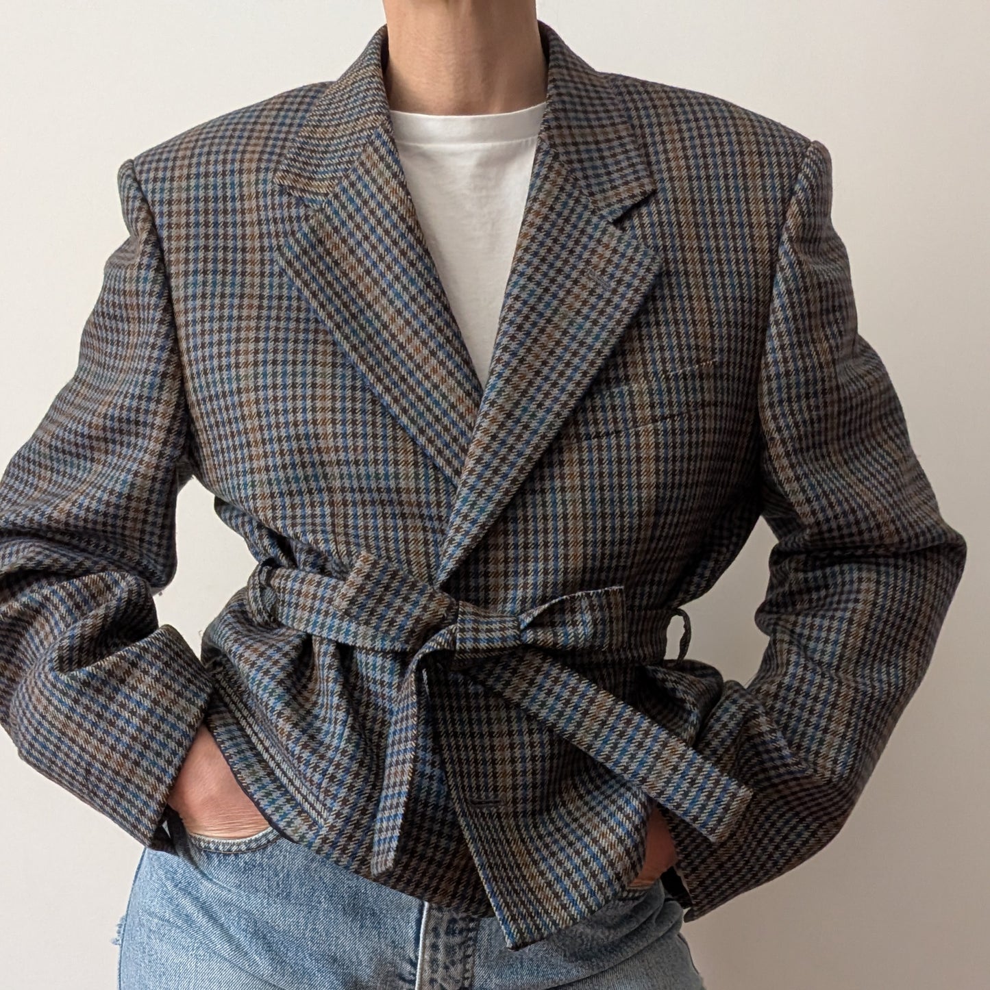 Cropped blazer #7