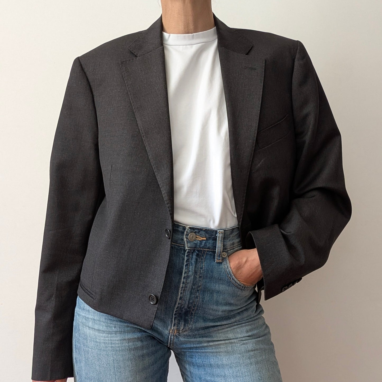 Cropped blazer #21