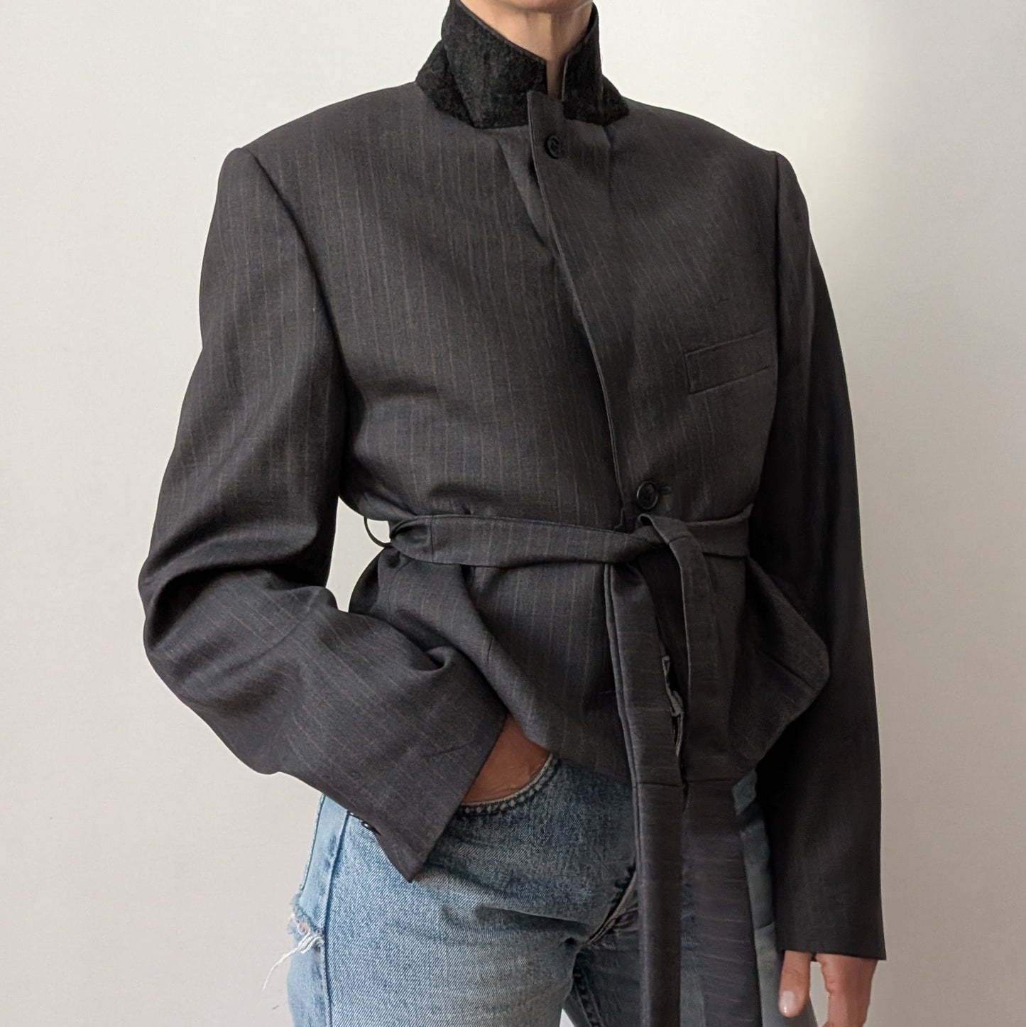 Cropped blazer #18