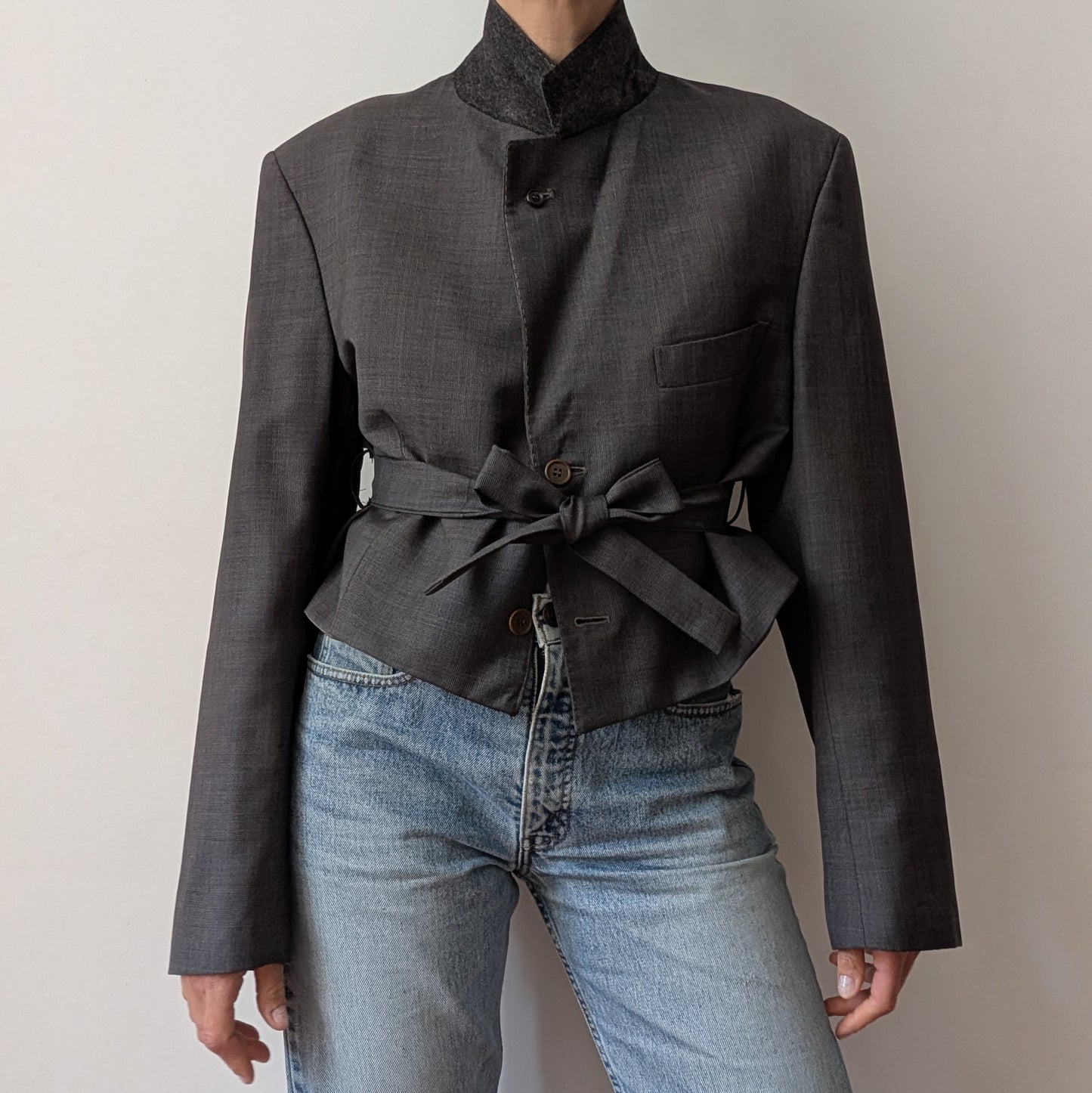 Cropped blazer #15