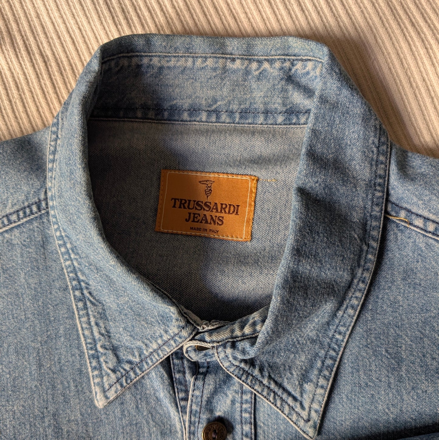 Camicia jeans Trussardi
