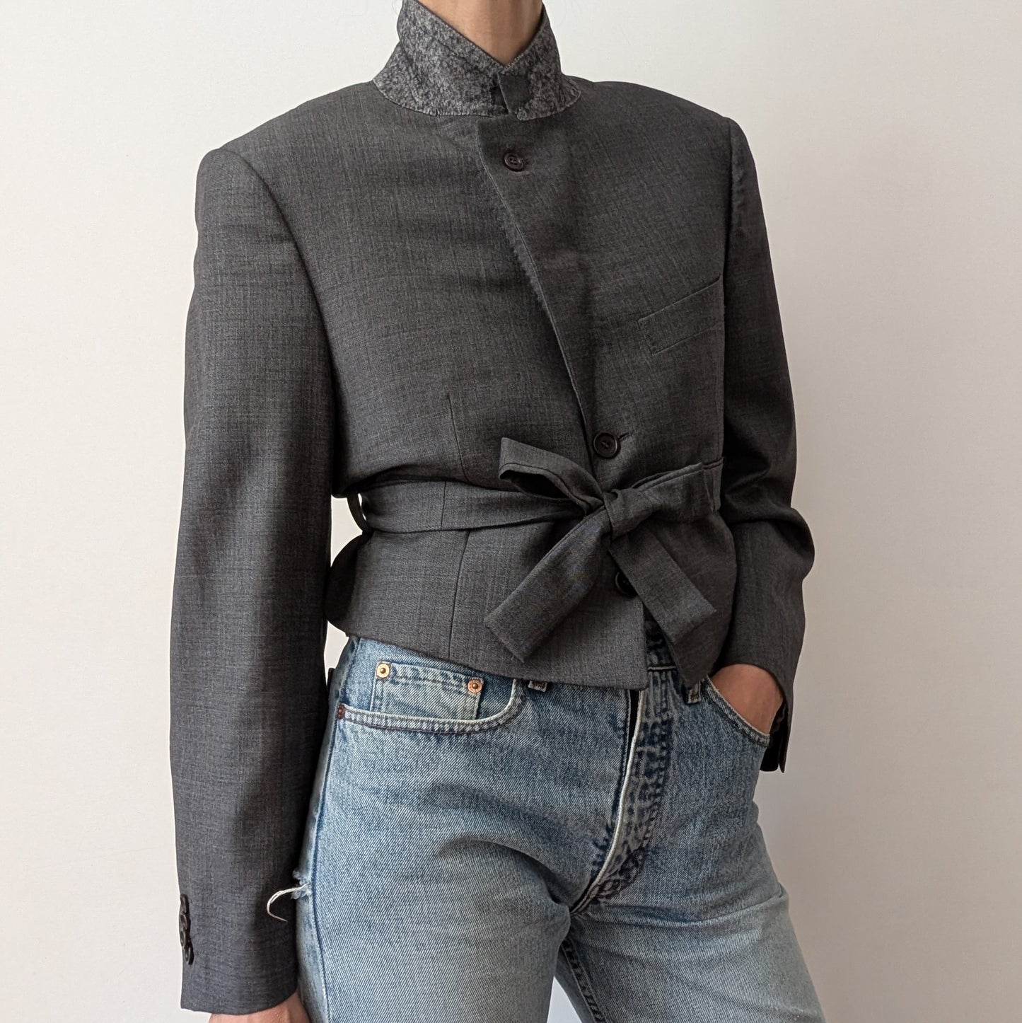 Cropped blazer #13