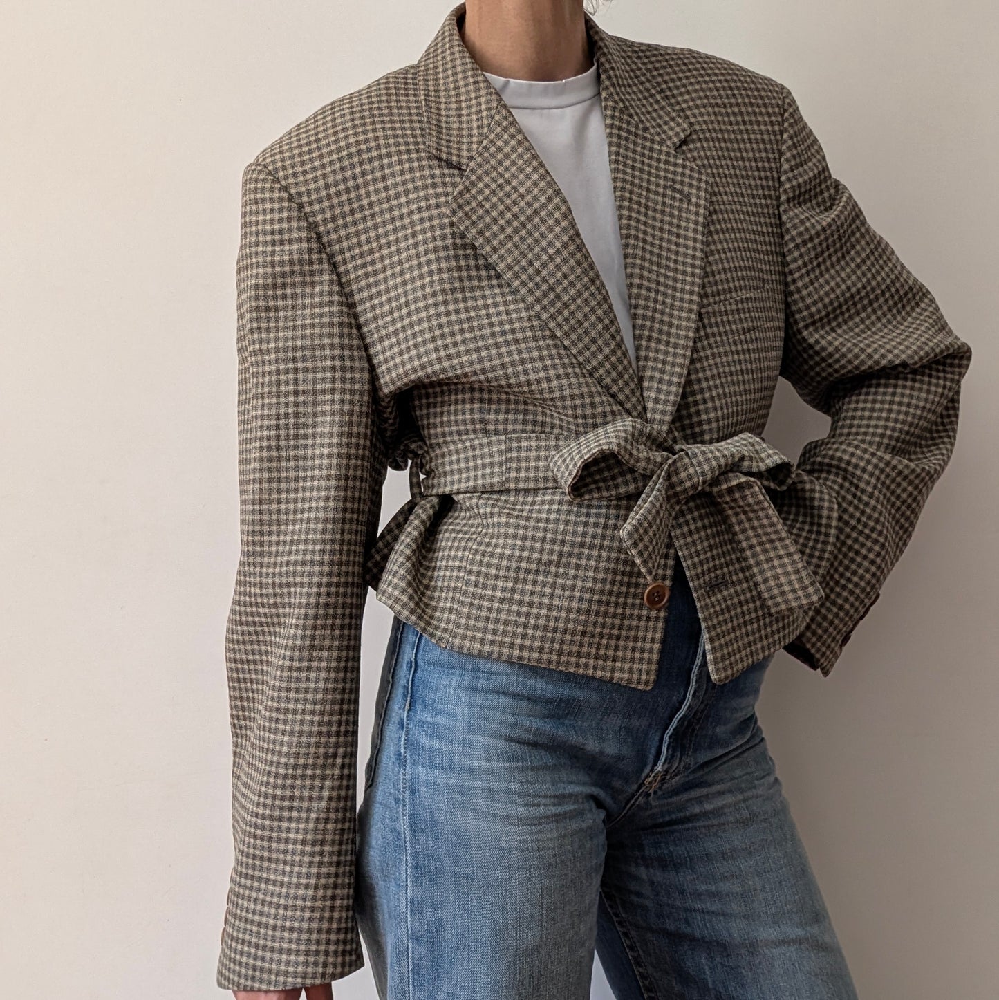 Cropped blazer #19