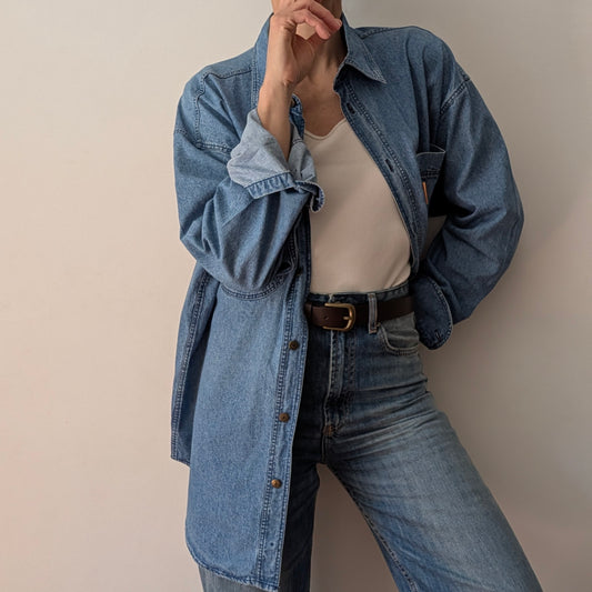 Camicia jeans Trussardi