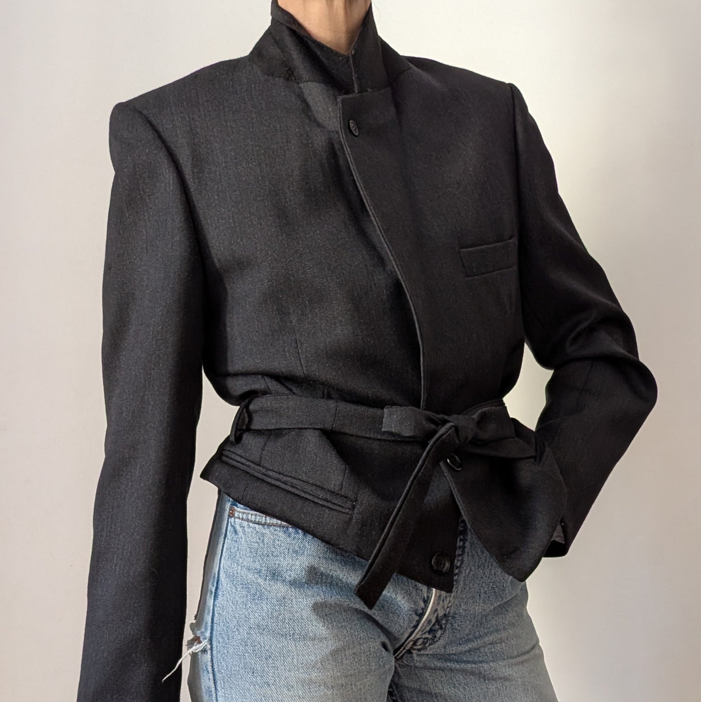 Cropped blazer #17