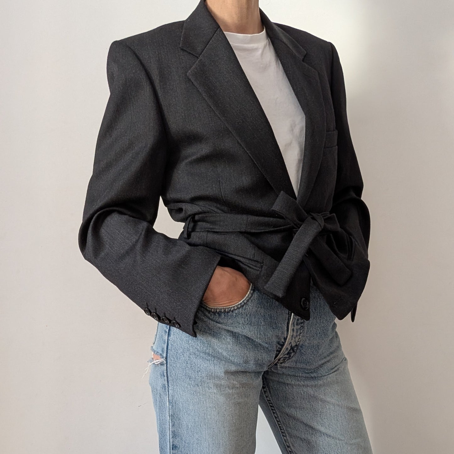 Cropped blazer #17