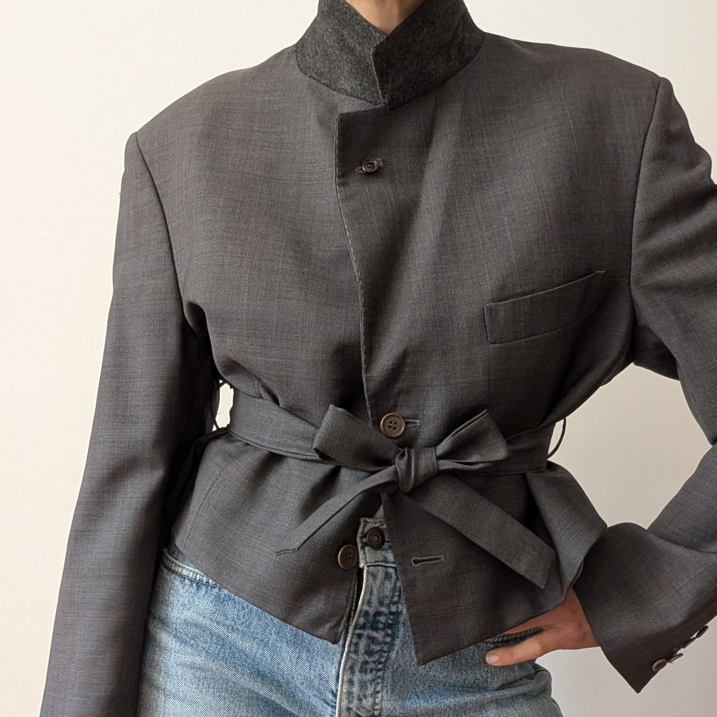 Cropped blazer #15