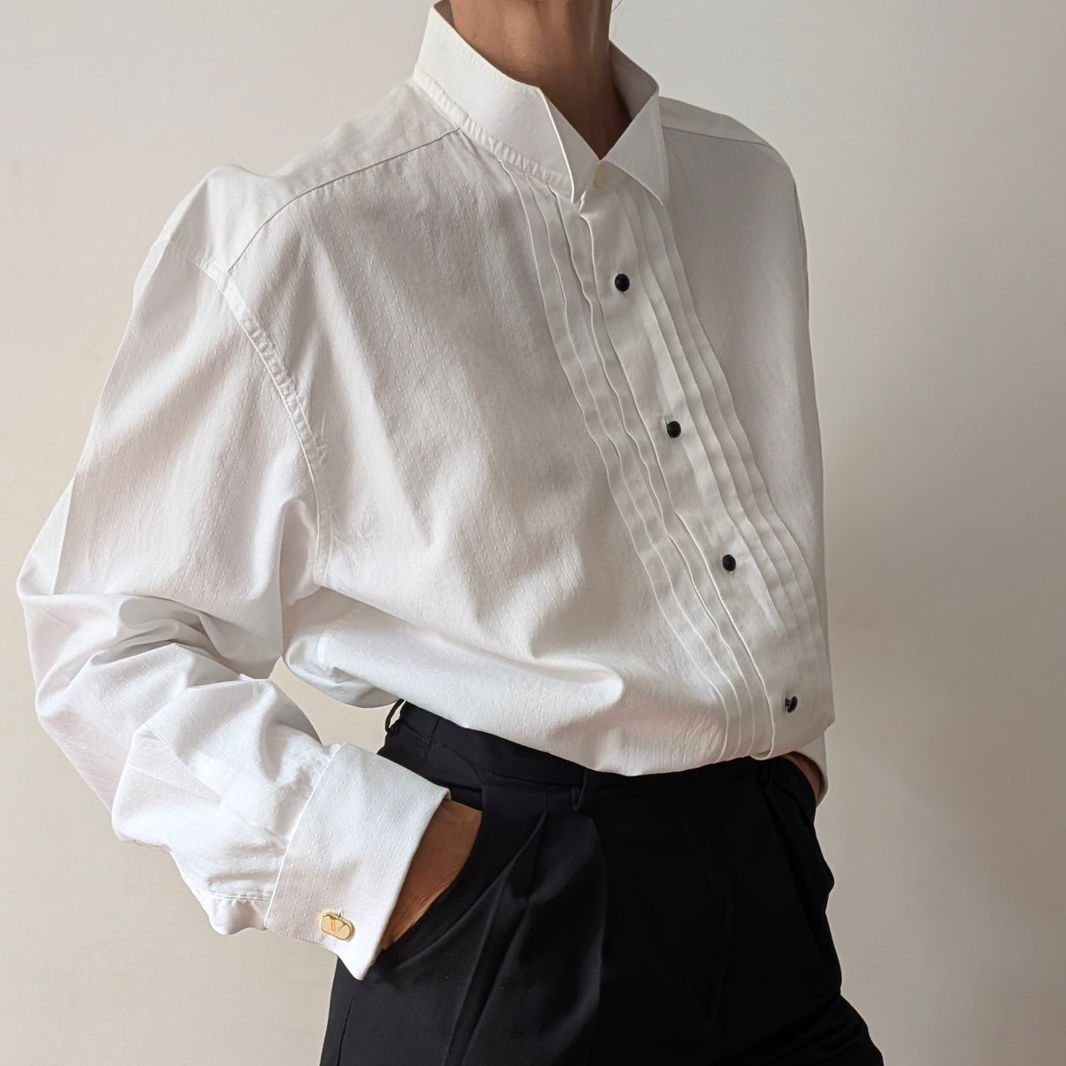 Camicia smoking gemelli Valentino #5