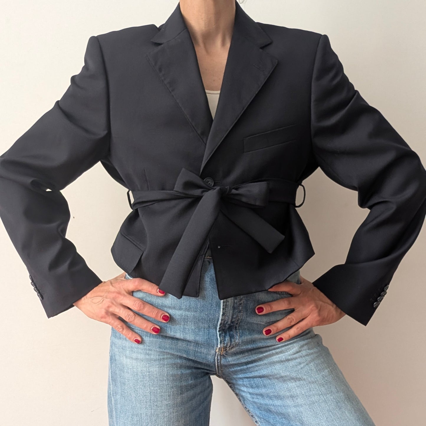 Cropped blazer #24