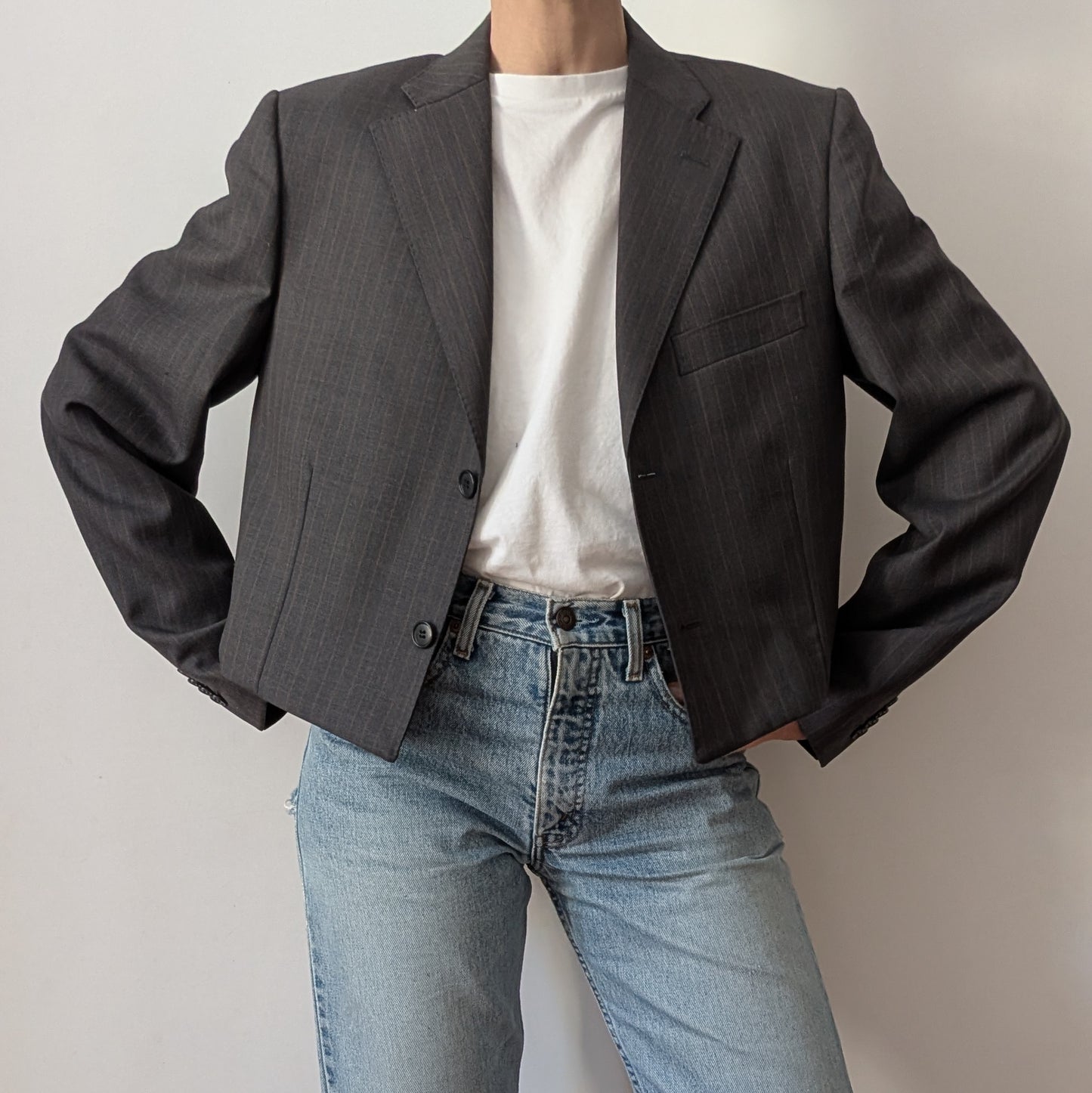 Cropped blazer #18