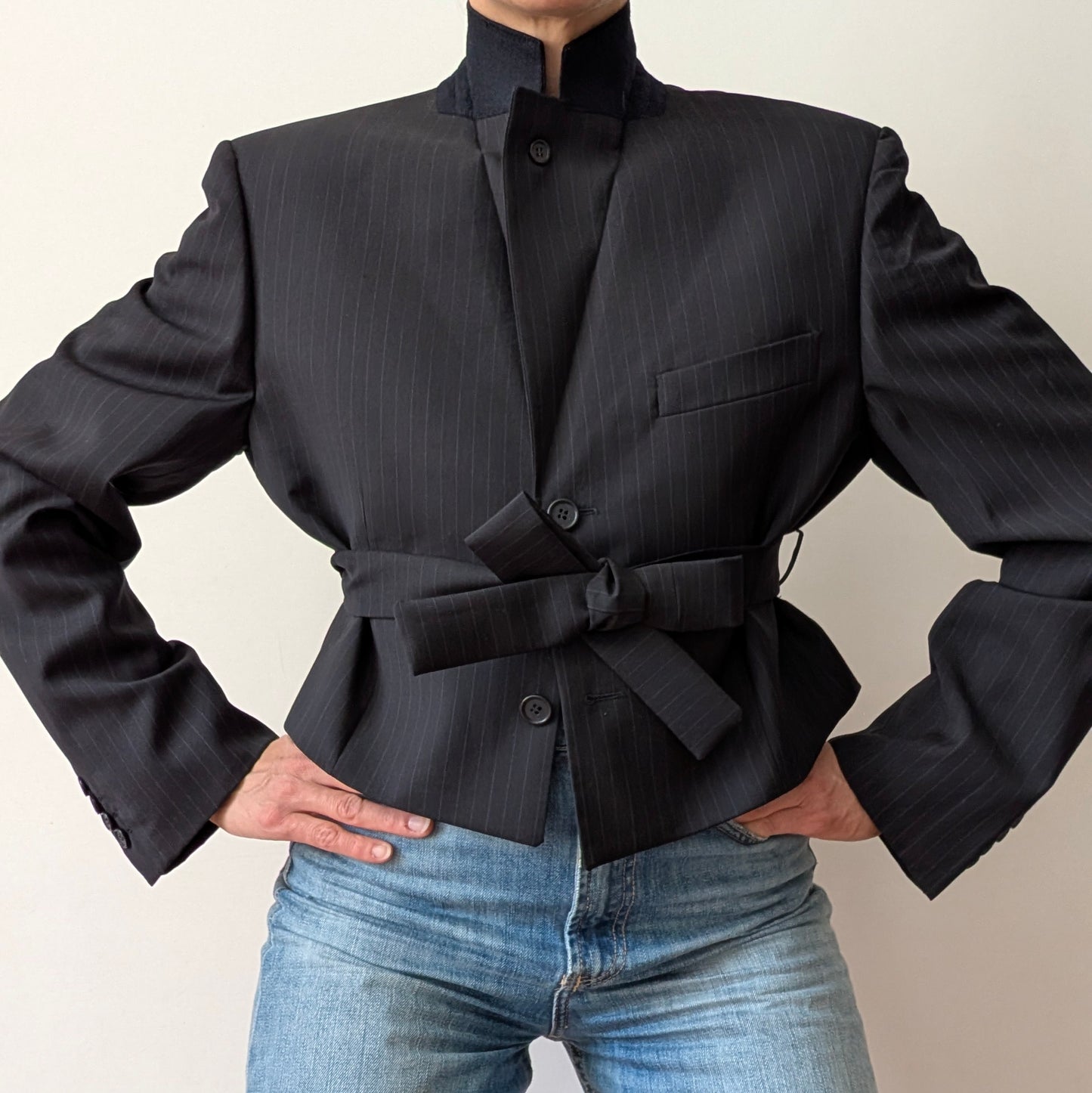 Cropped blazer #20
