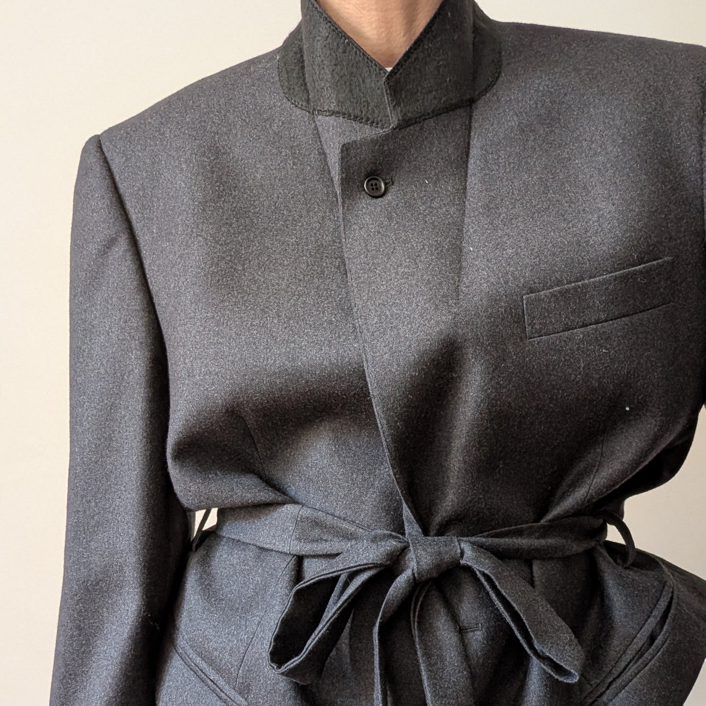 Cropped blazer #8