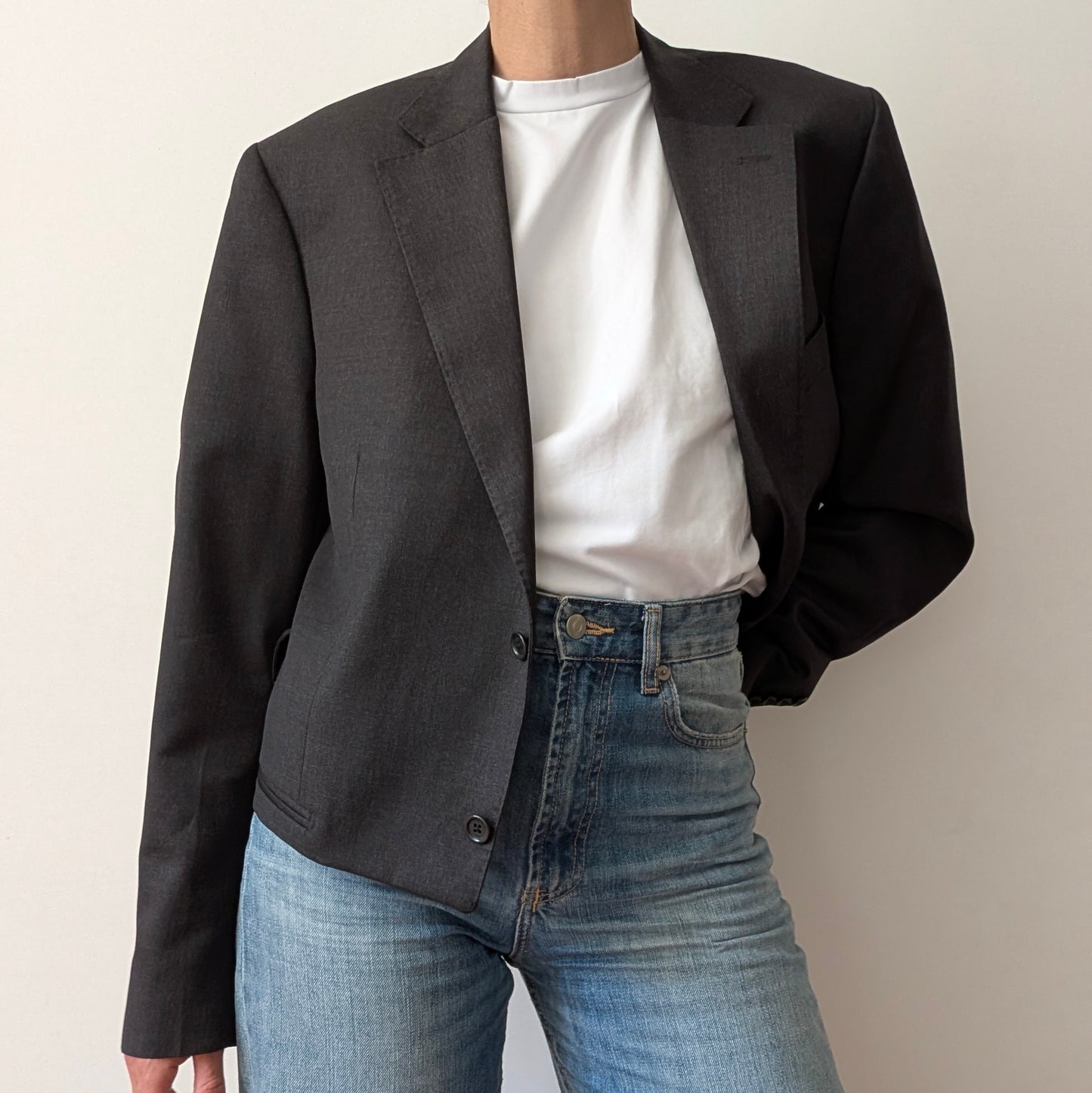 Cropped blazer #21