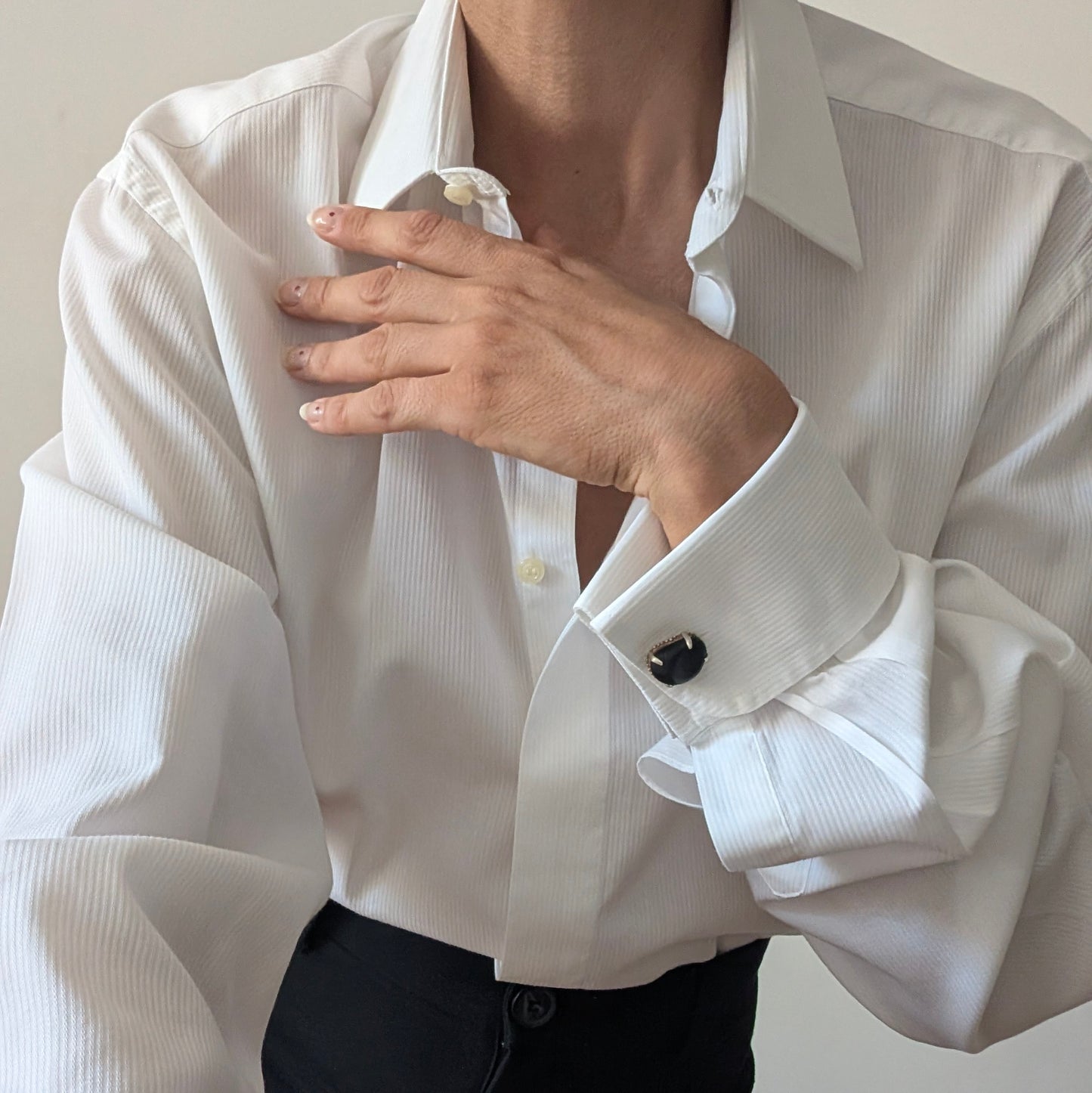 Camicia con gemelli Valentino