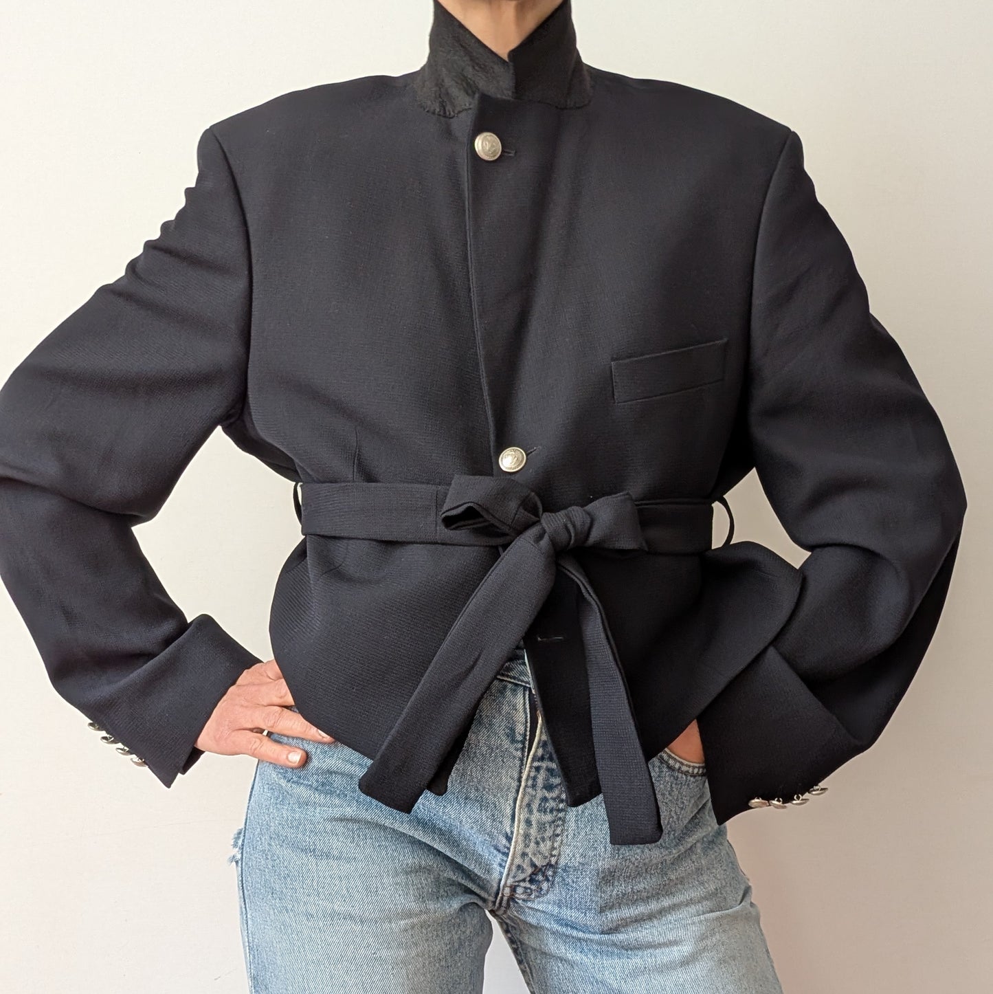 Cropped blazer #16