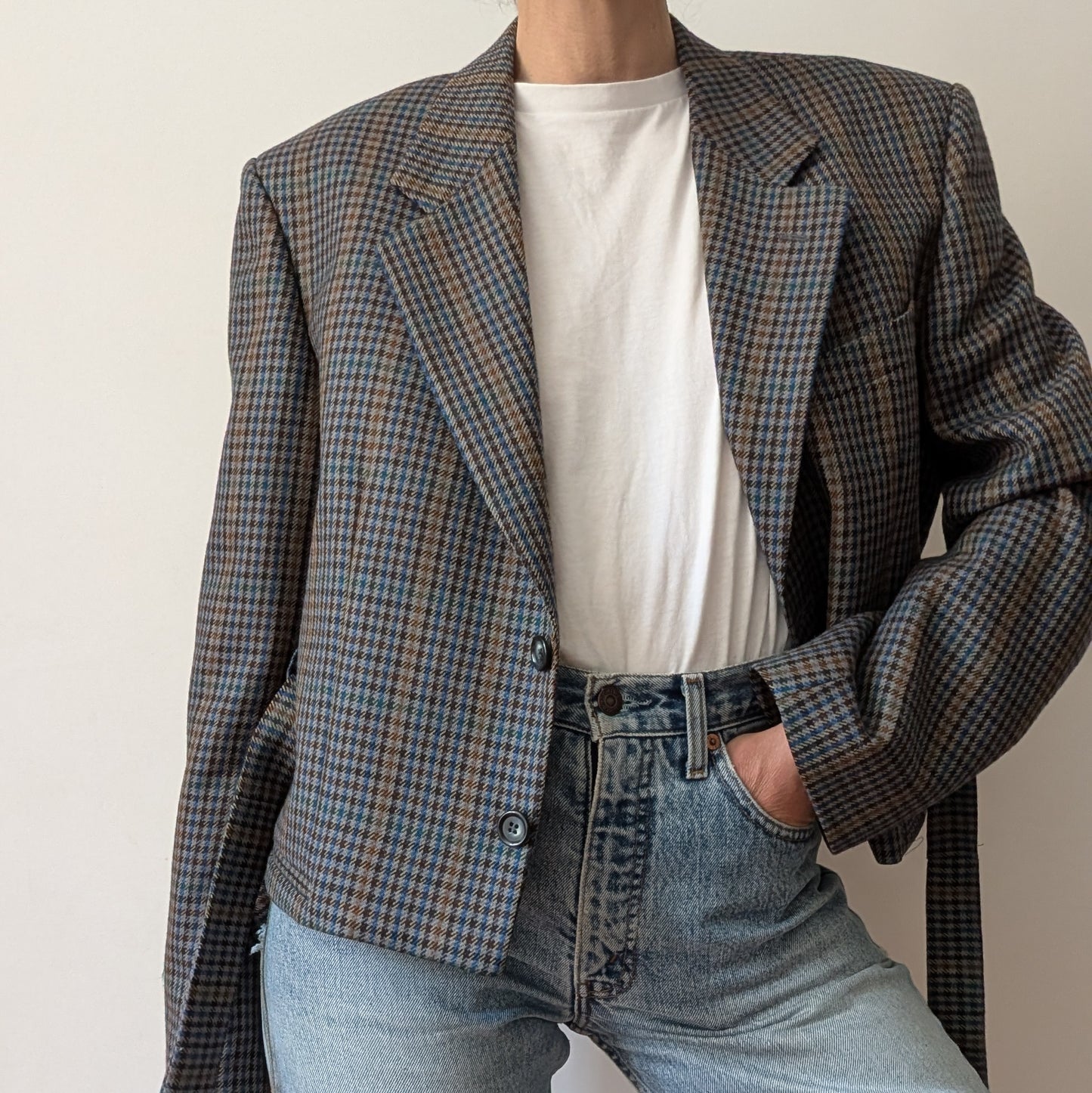 Cropped blazer #7