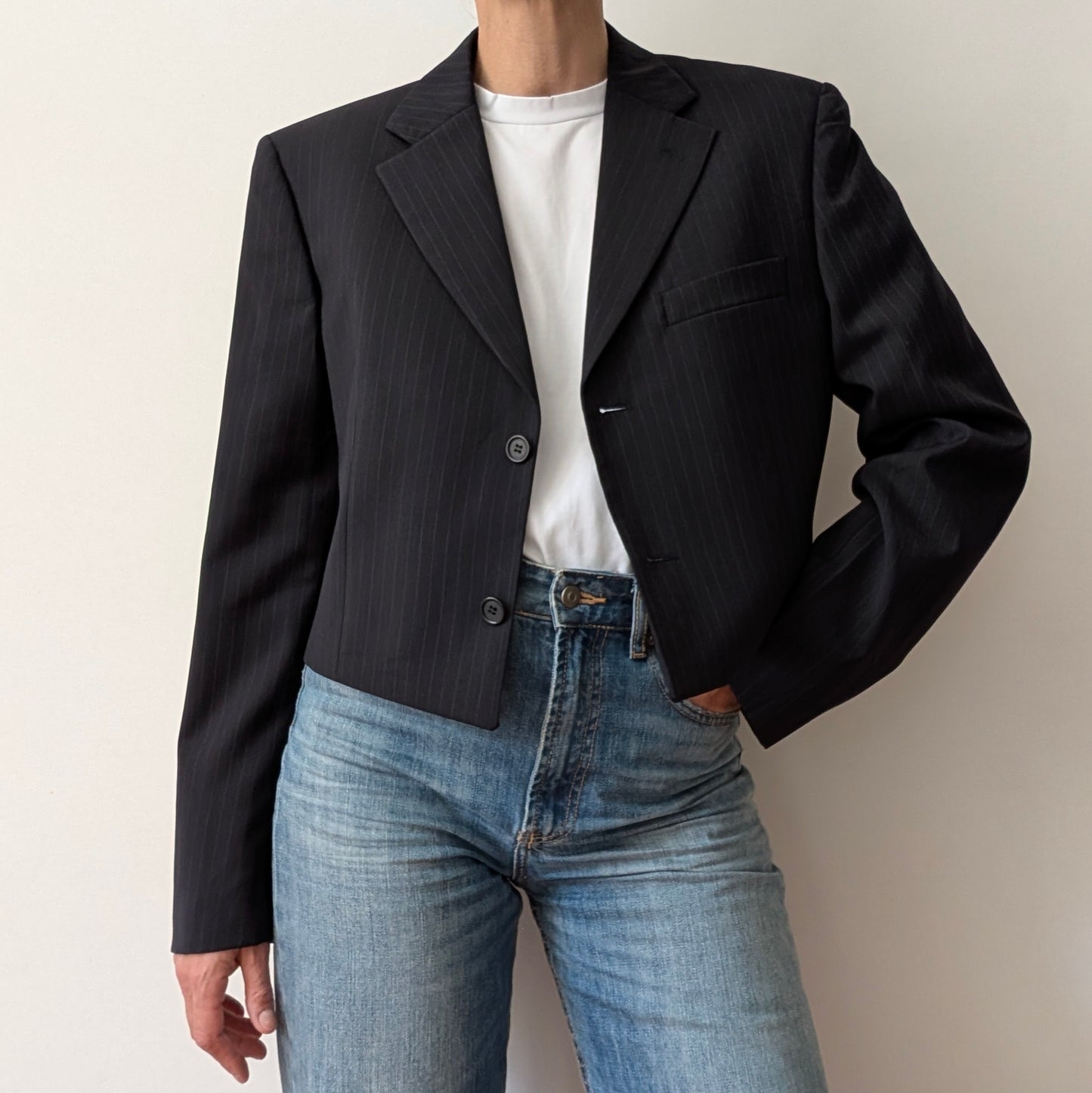 Cropped blazer #20