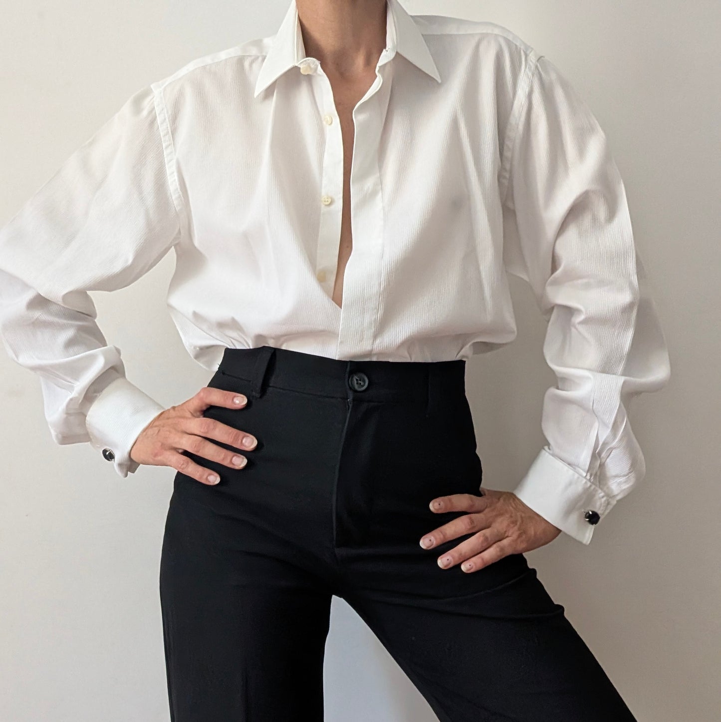 Camicia con gemelli Valentino