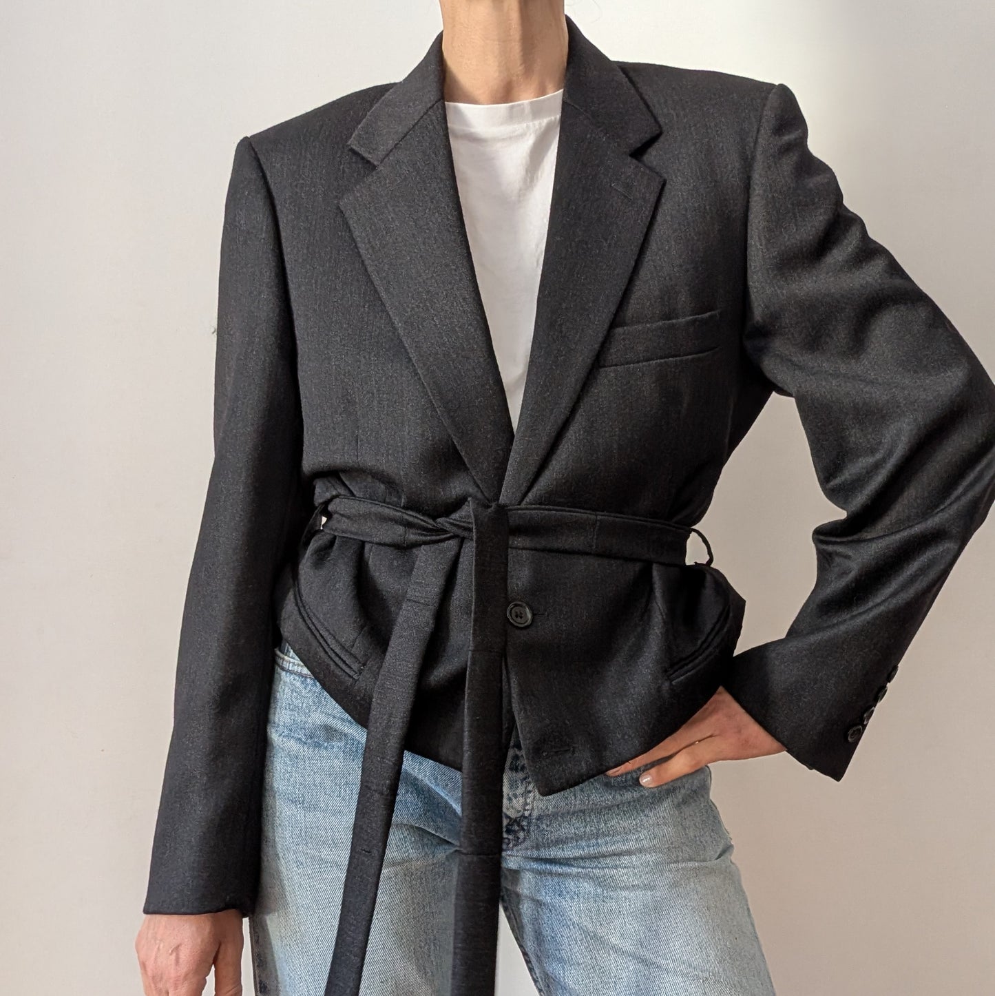 Cropped blazer #17