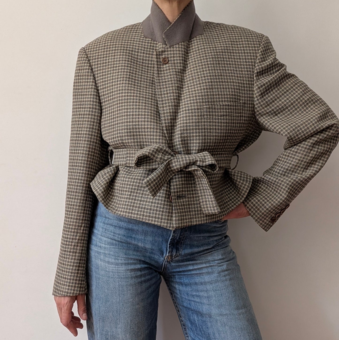 Cropped blazer #19