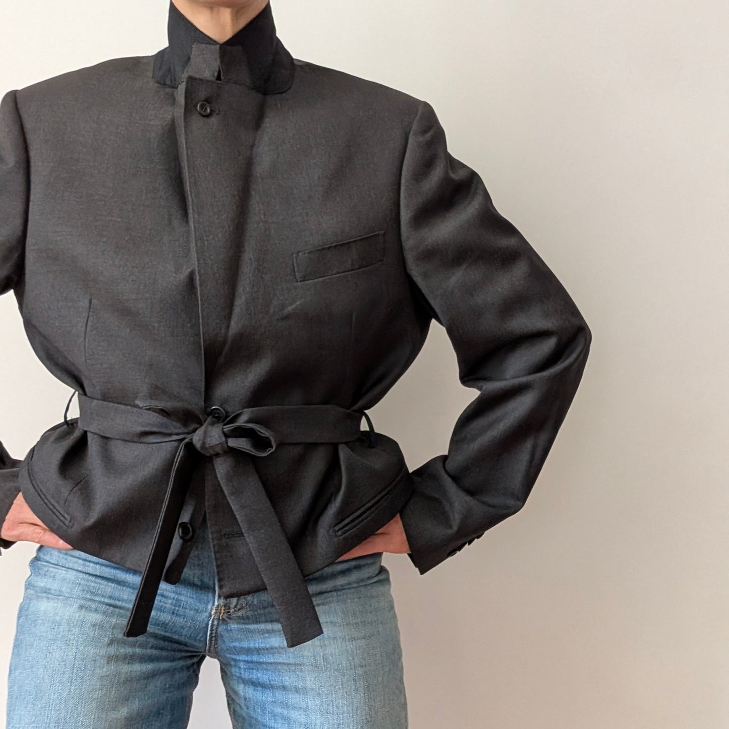 Cropped blazer #21