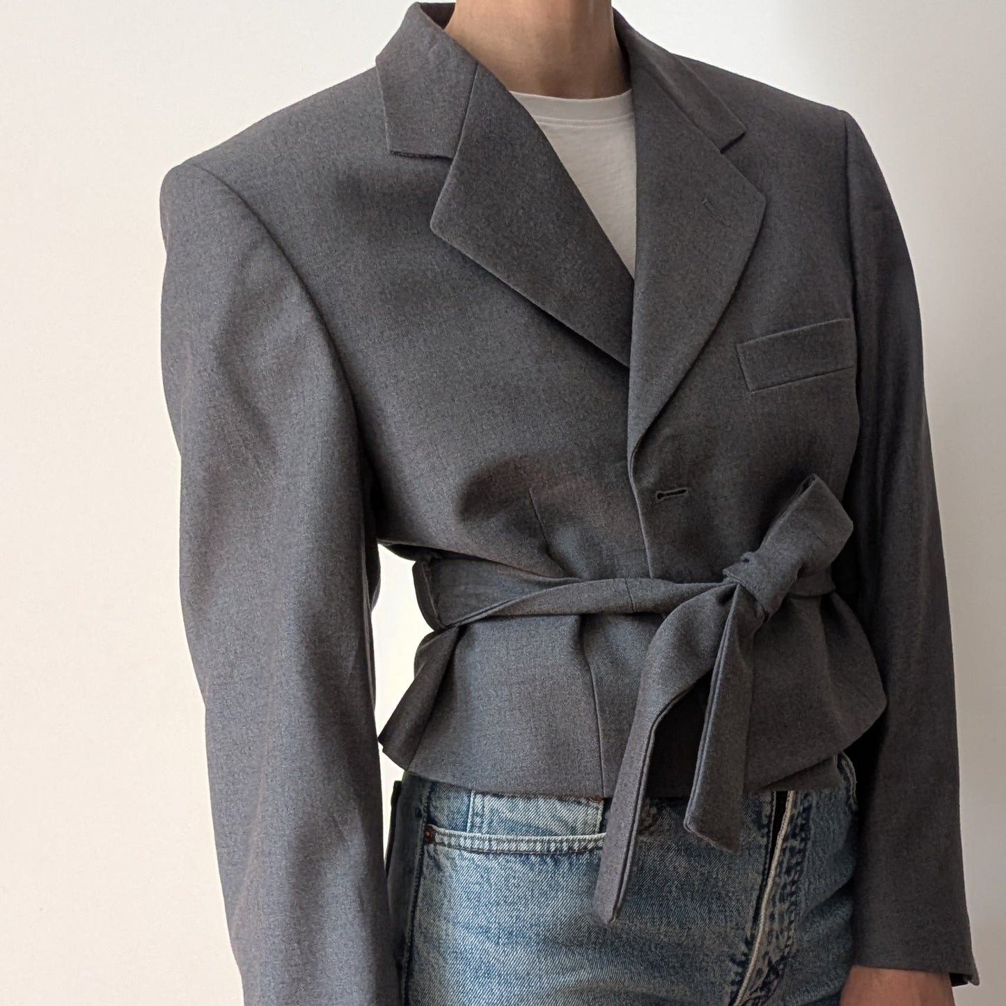 Cropped blazer #12