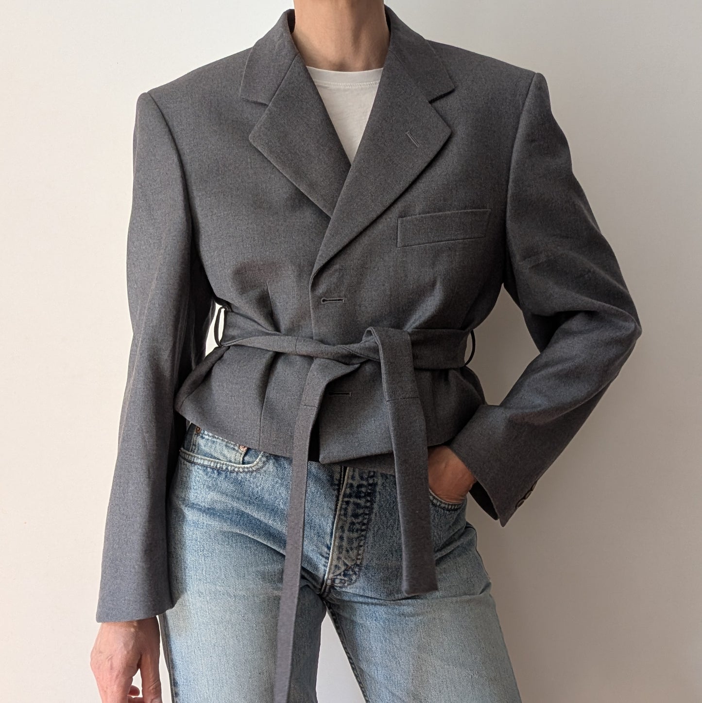 Cropped blazer #12