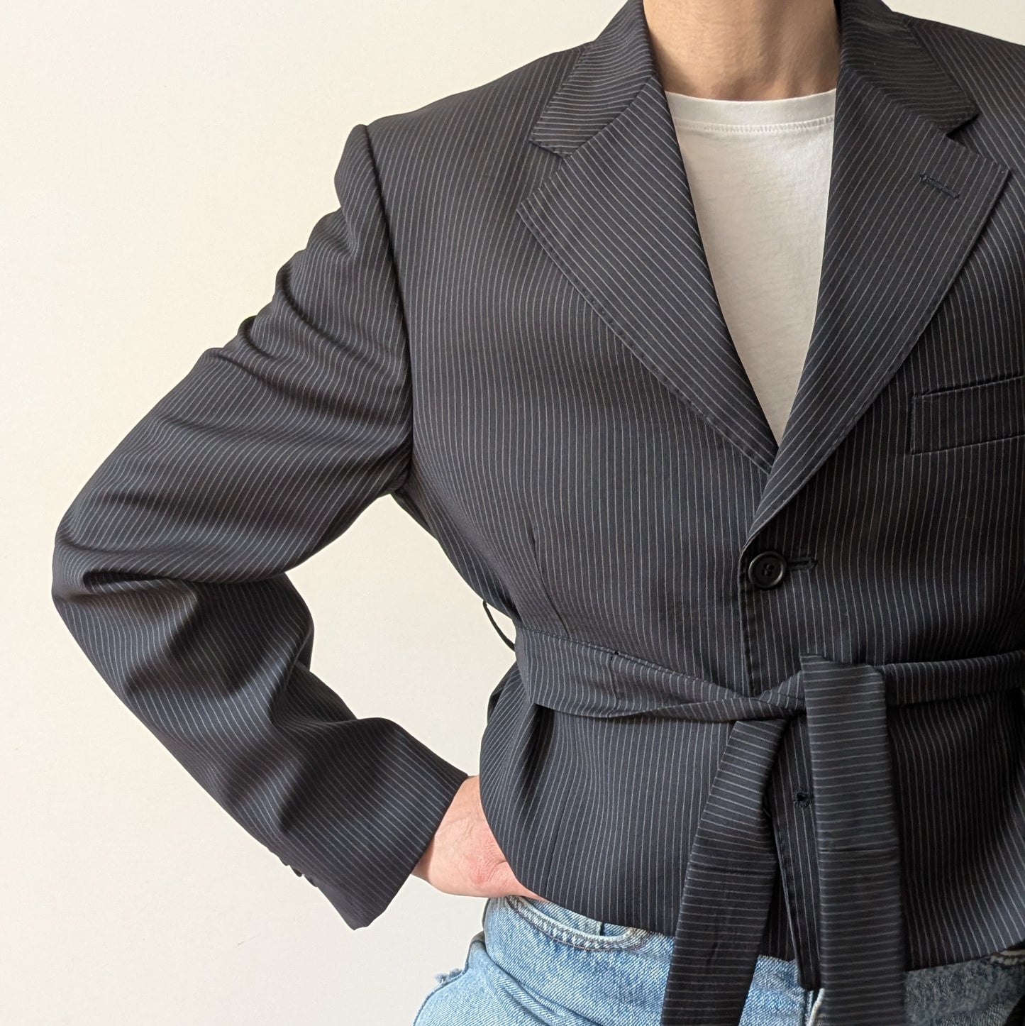 Cropped blazer #10