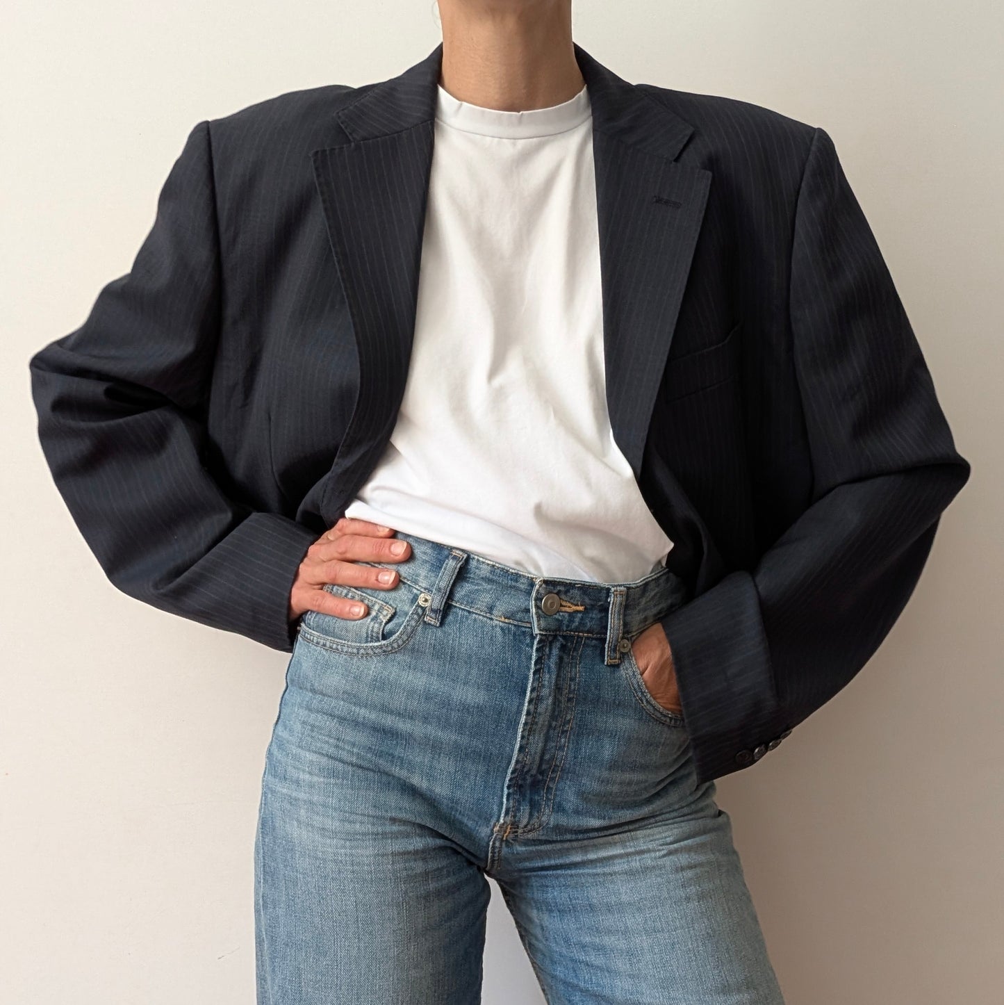 Cropped blazer #22