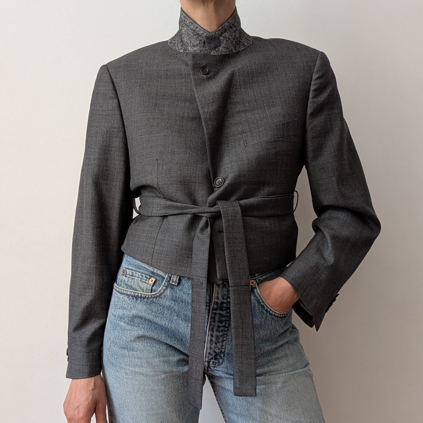 Cropped blazer #13