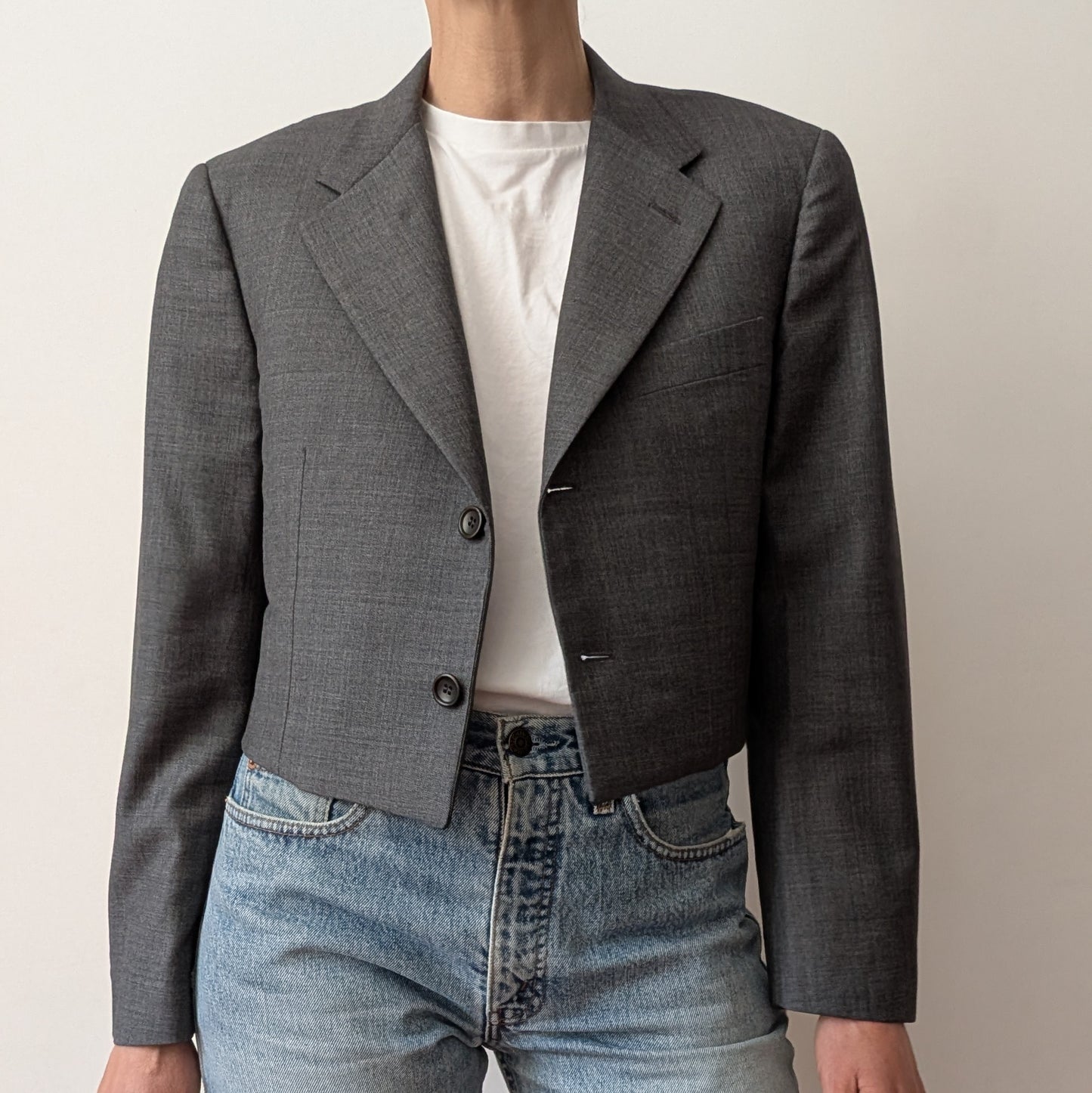 Cropped blazer #13