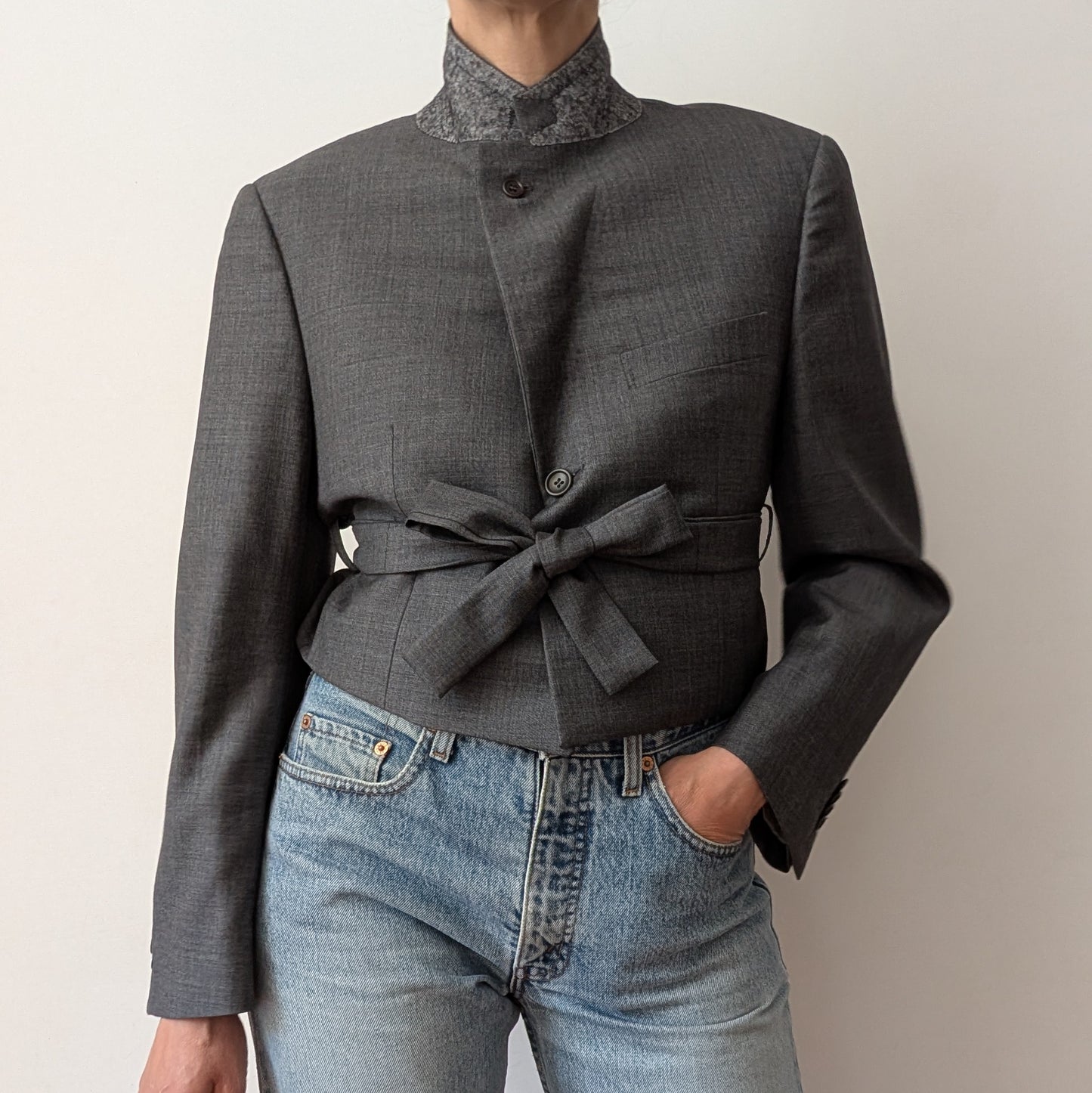 Cropped blazer #13