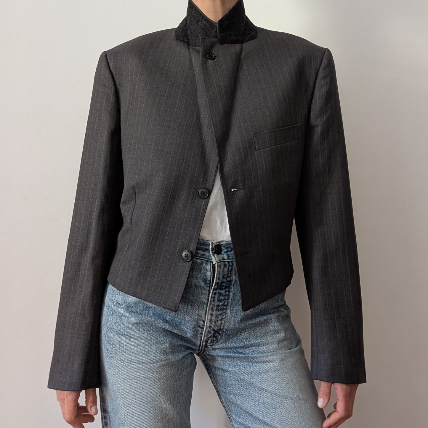 Cropped blazer #18