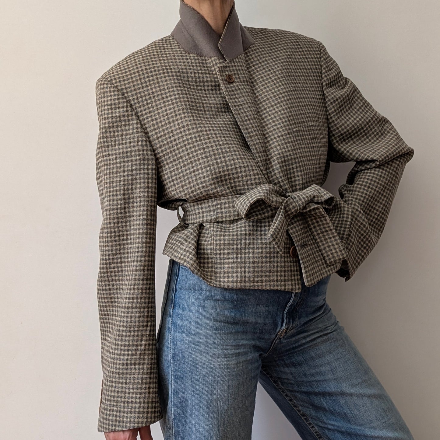 Cropped blazer #19