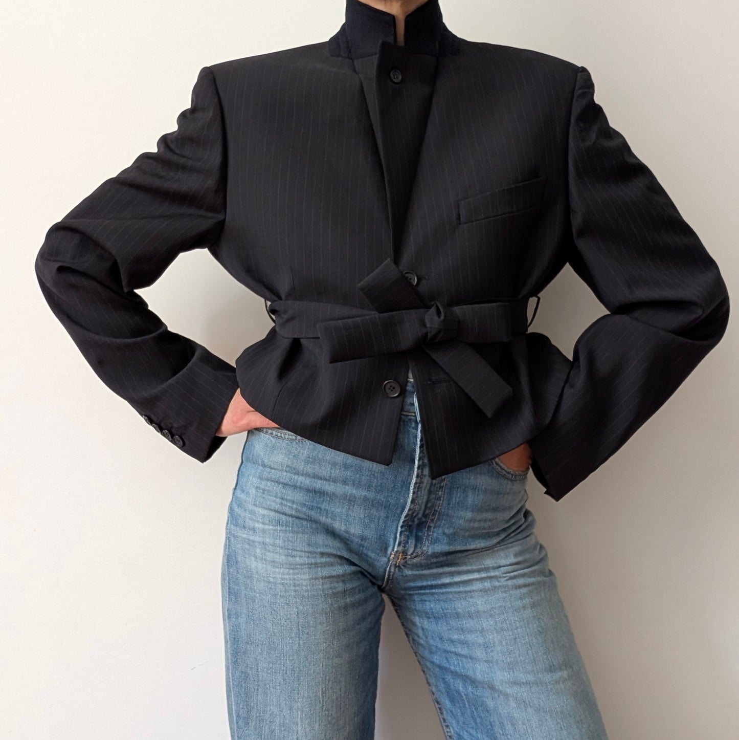 Cropped blazer #20