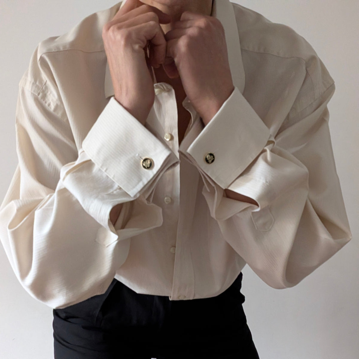 Camicia Christian Dior con gemelli #12