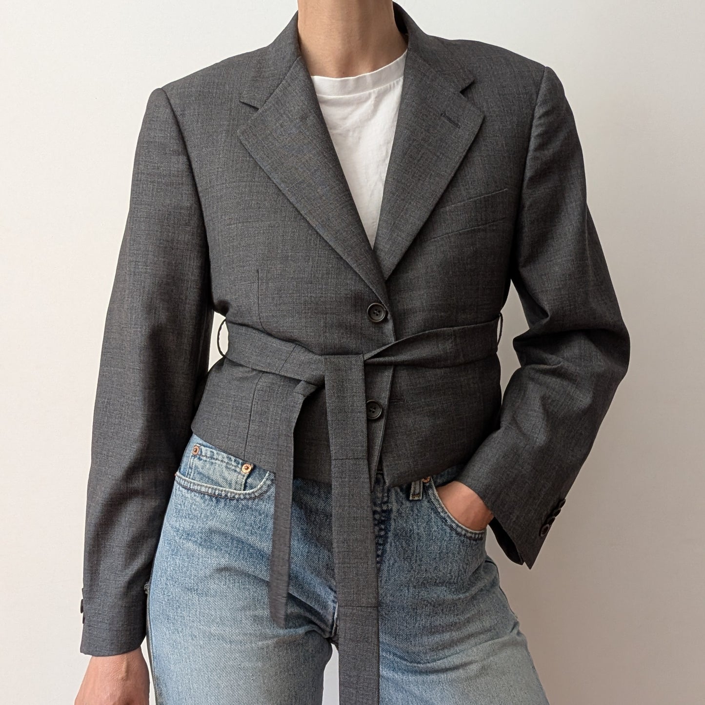 Cropped blazer #13