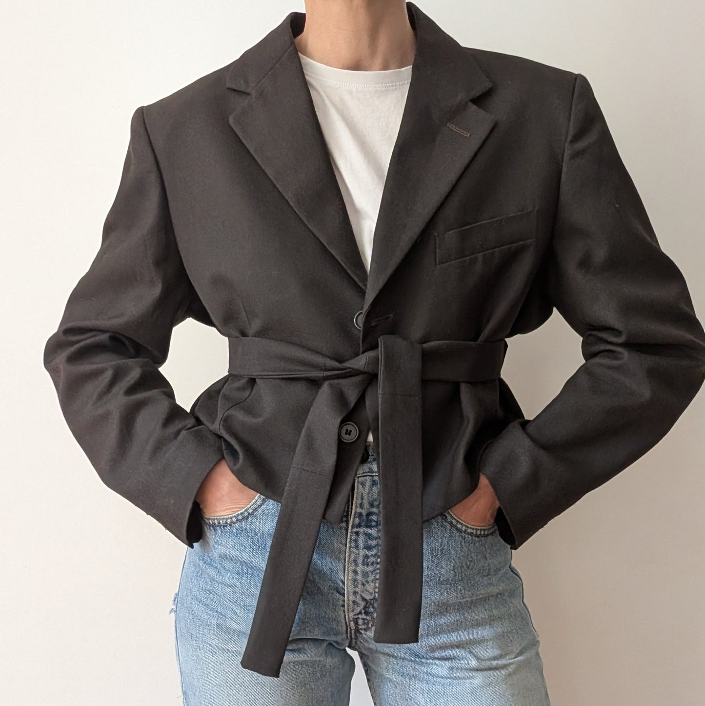 Cropped blazer #11
