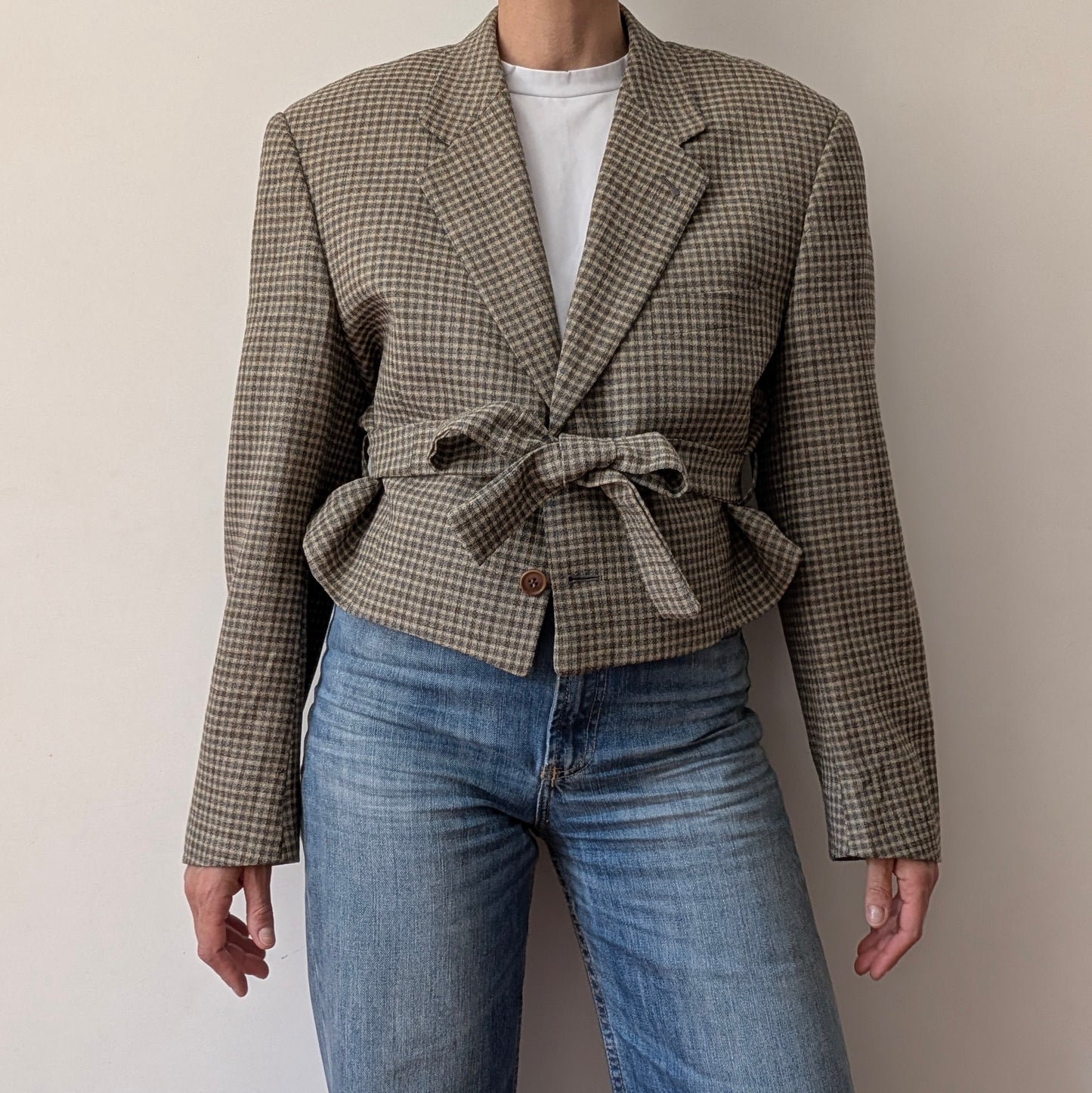 Cropped blazer #19