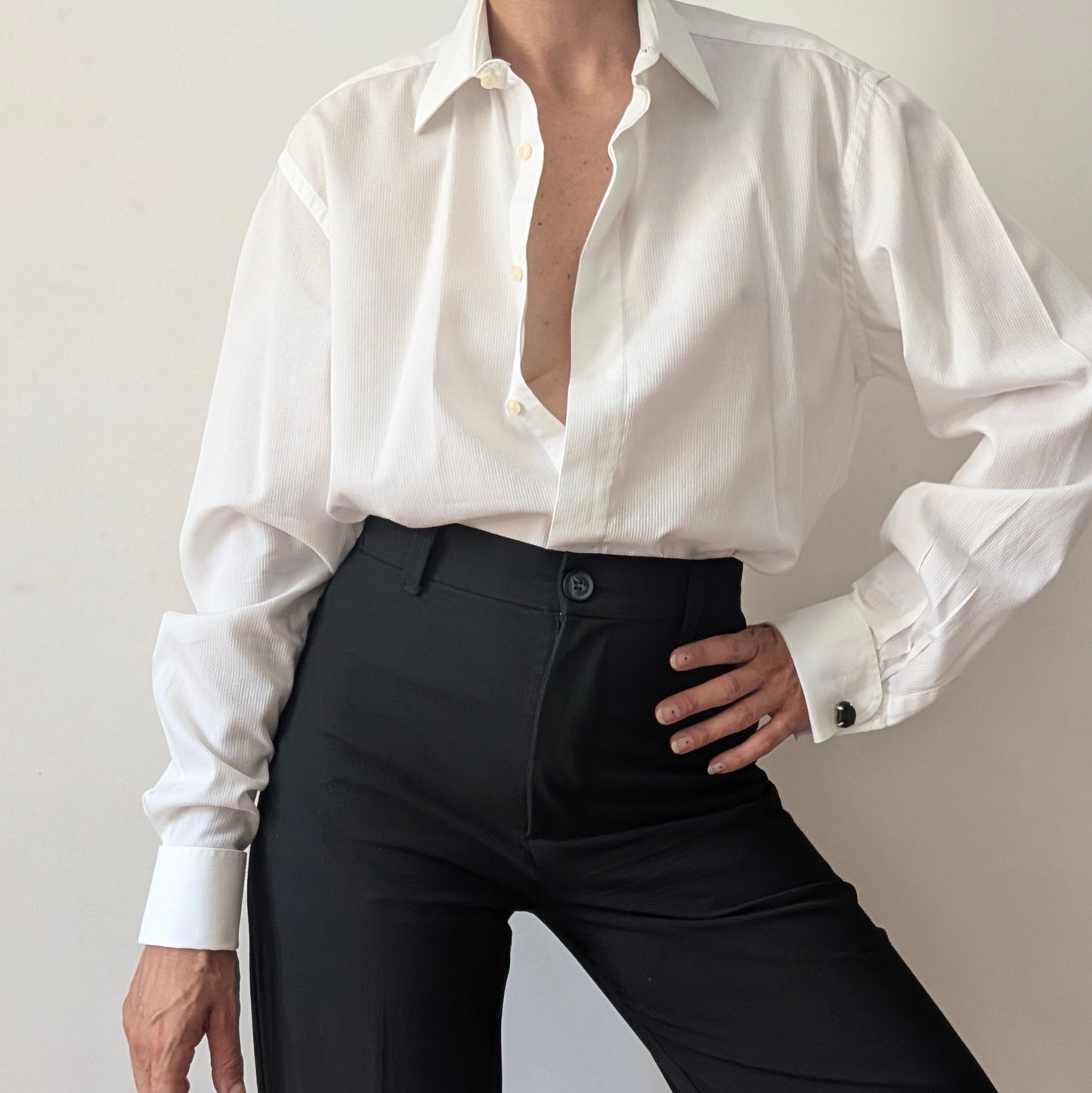 Camicia con gemelli Valentino