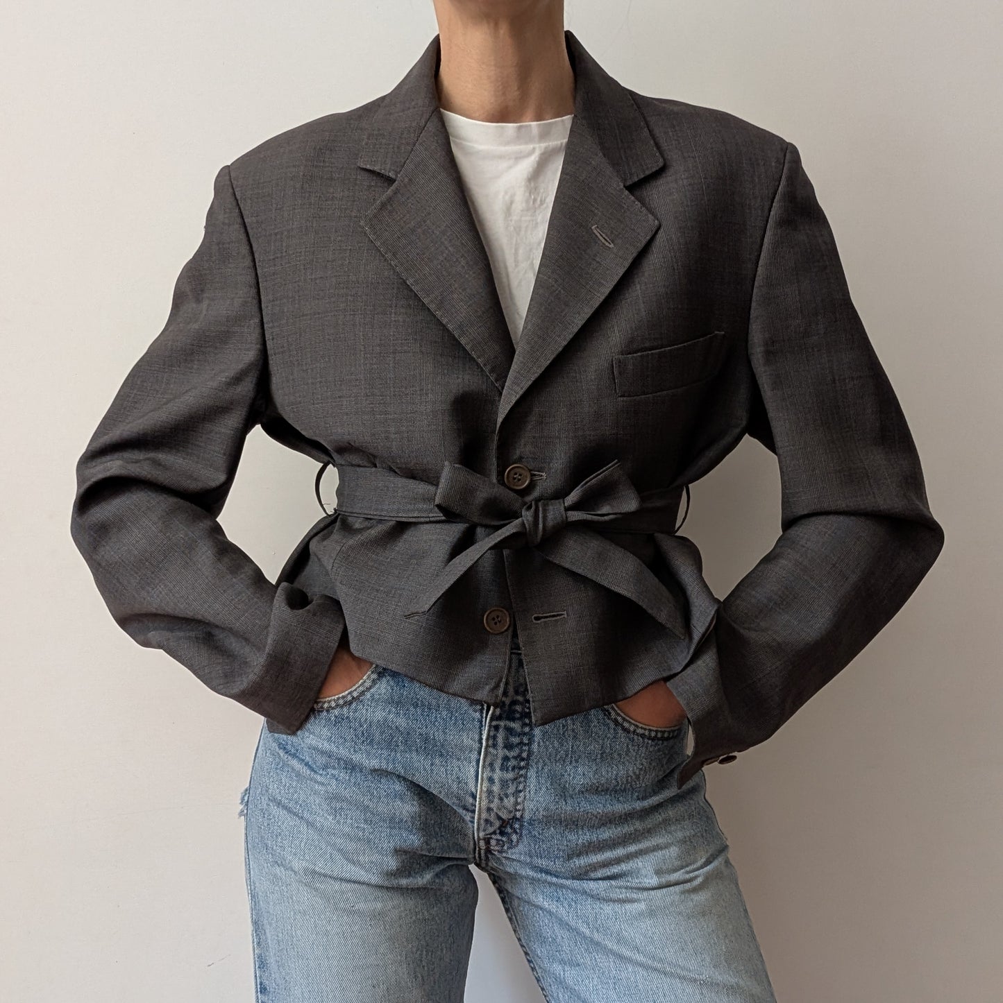 Cropped blazer #15